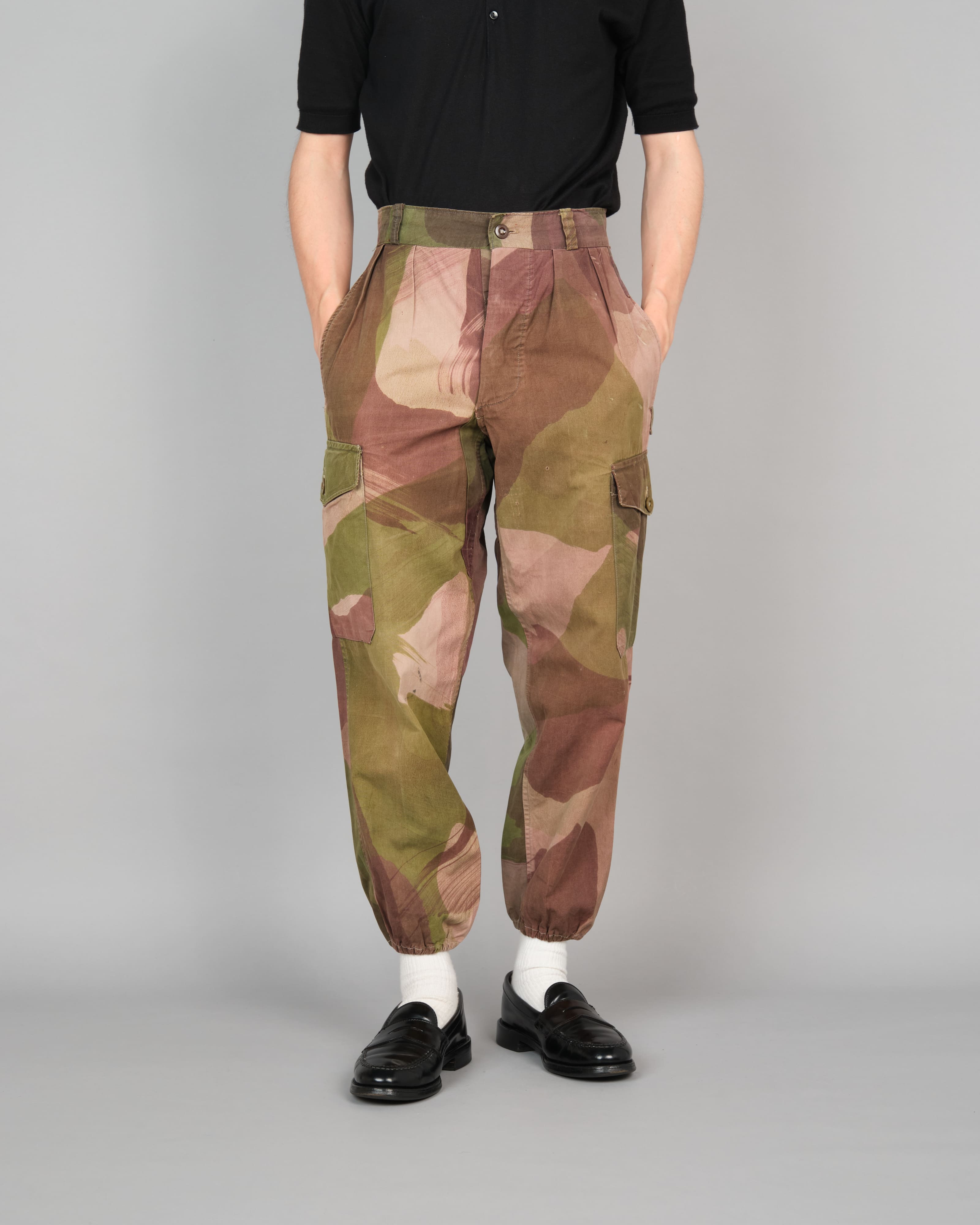 【~50's】French Army Camouflage Retailored Windproof Trousers "Algerian War"