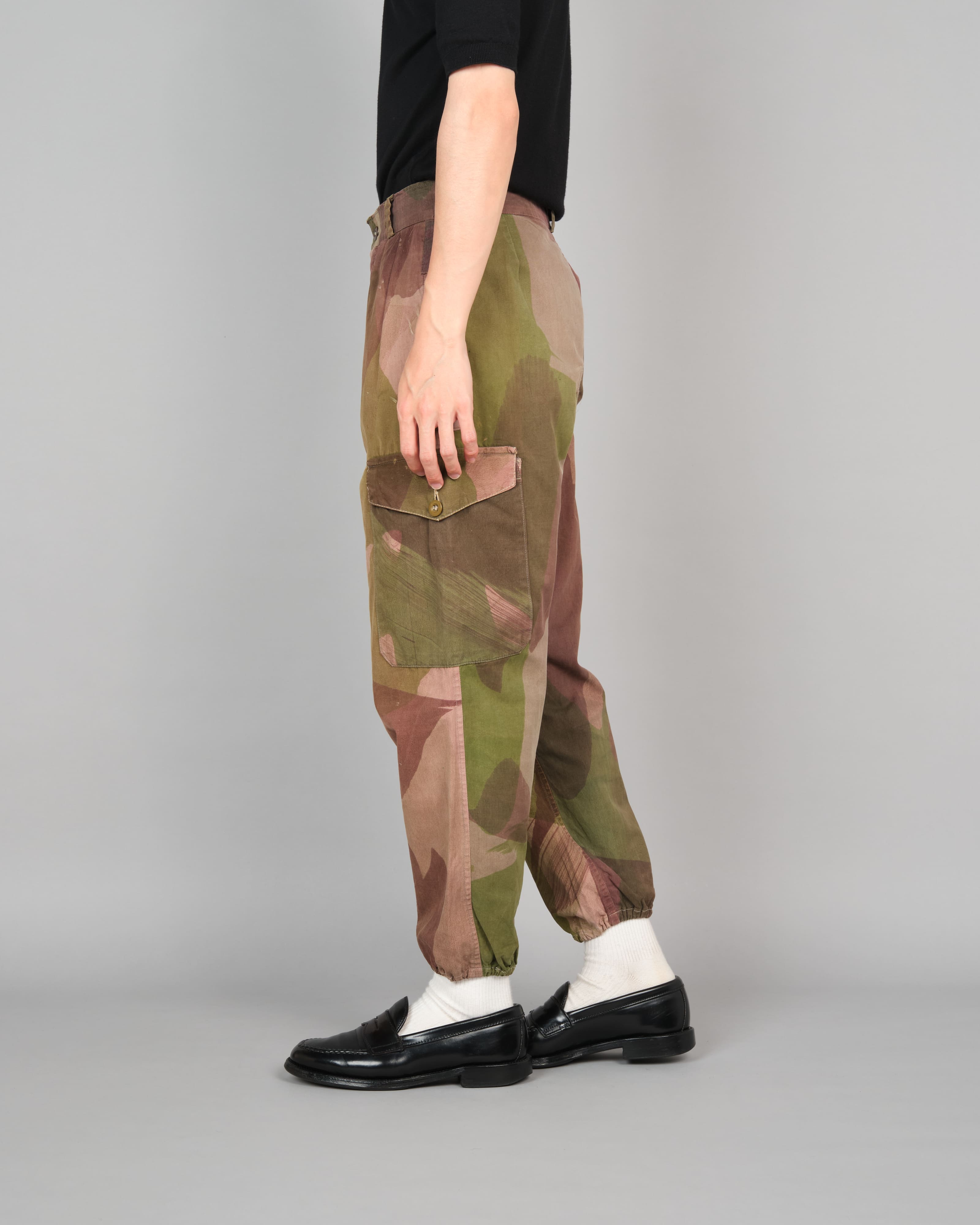 【~50's】French Army Camouflage Retailored Windproof Trousers "Algerian War"