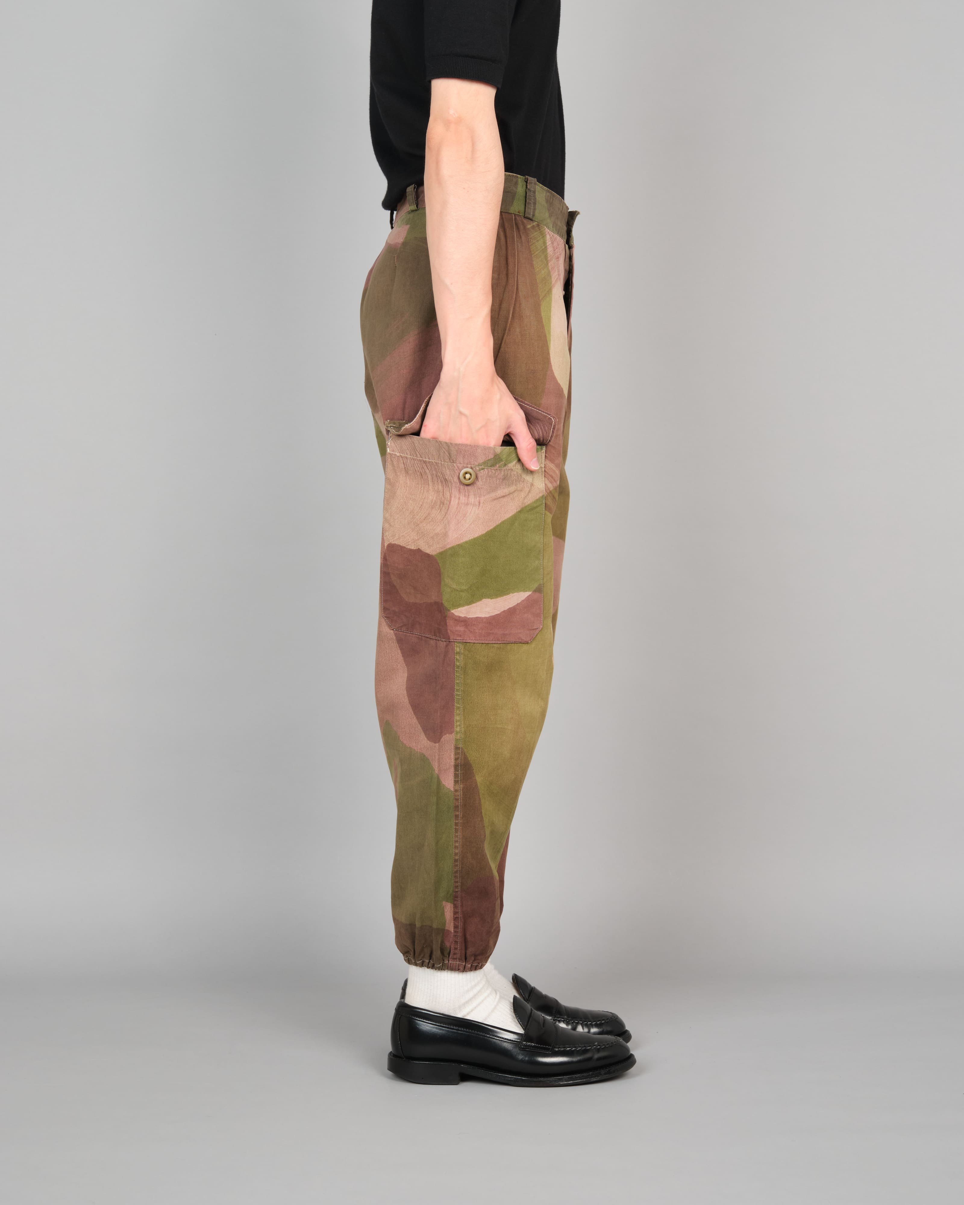 【~50's】French Army Camouflage Retailored Windproof Trousers "Algerian War"