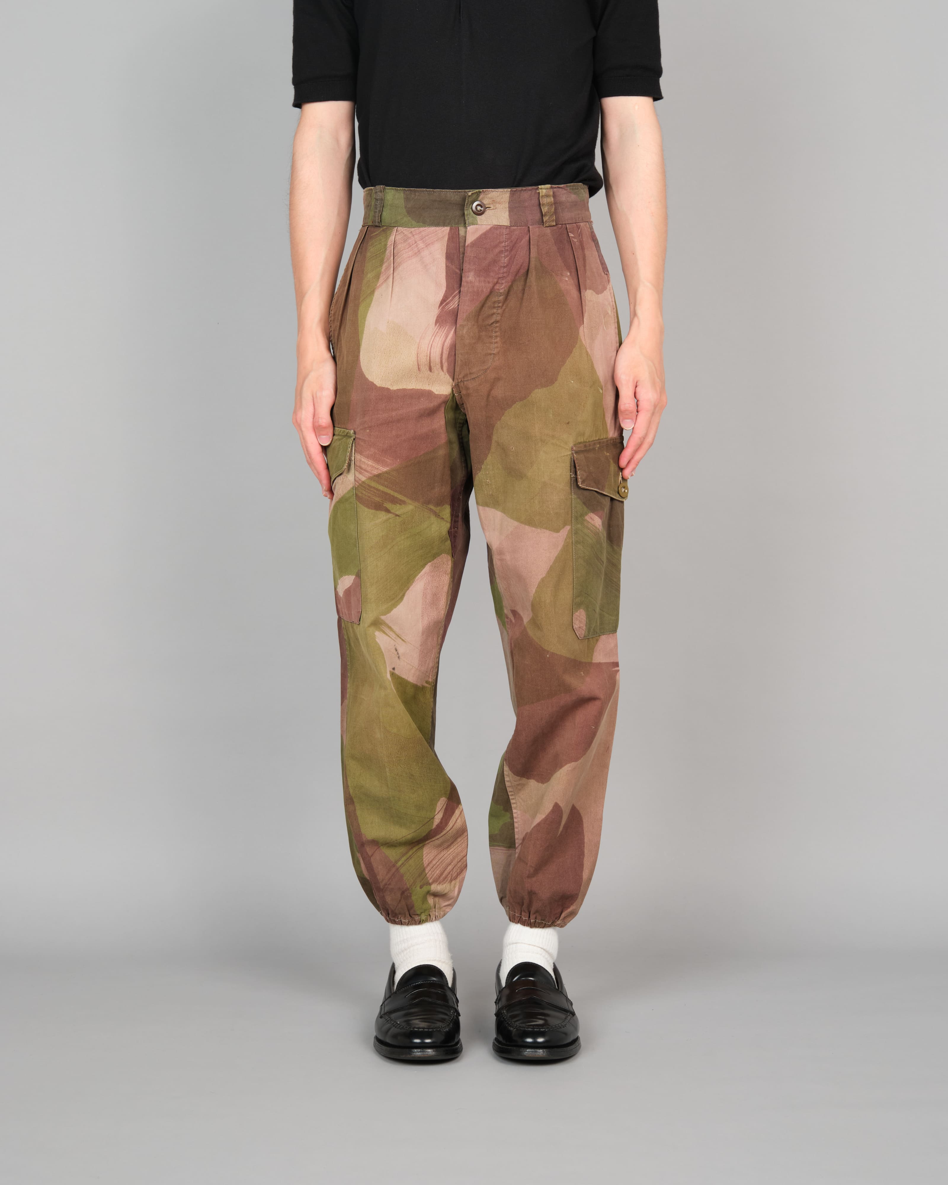 【~50's】French Army Camouflage Retailored Windproof Trousers "Algerian War"