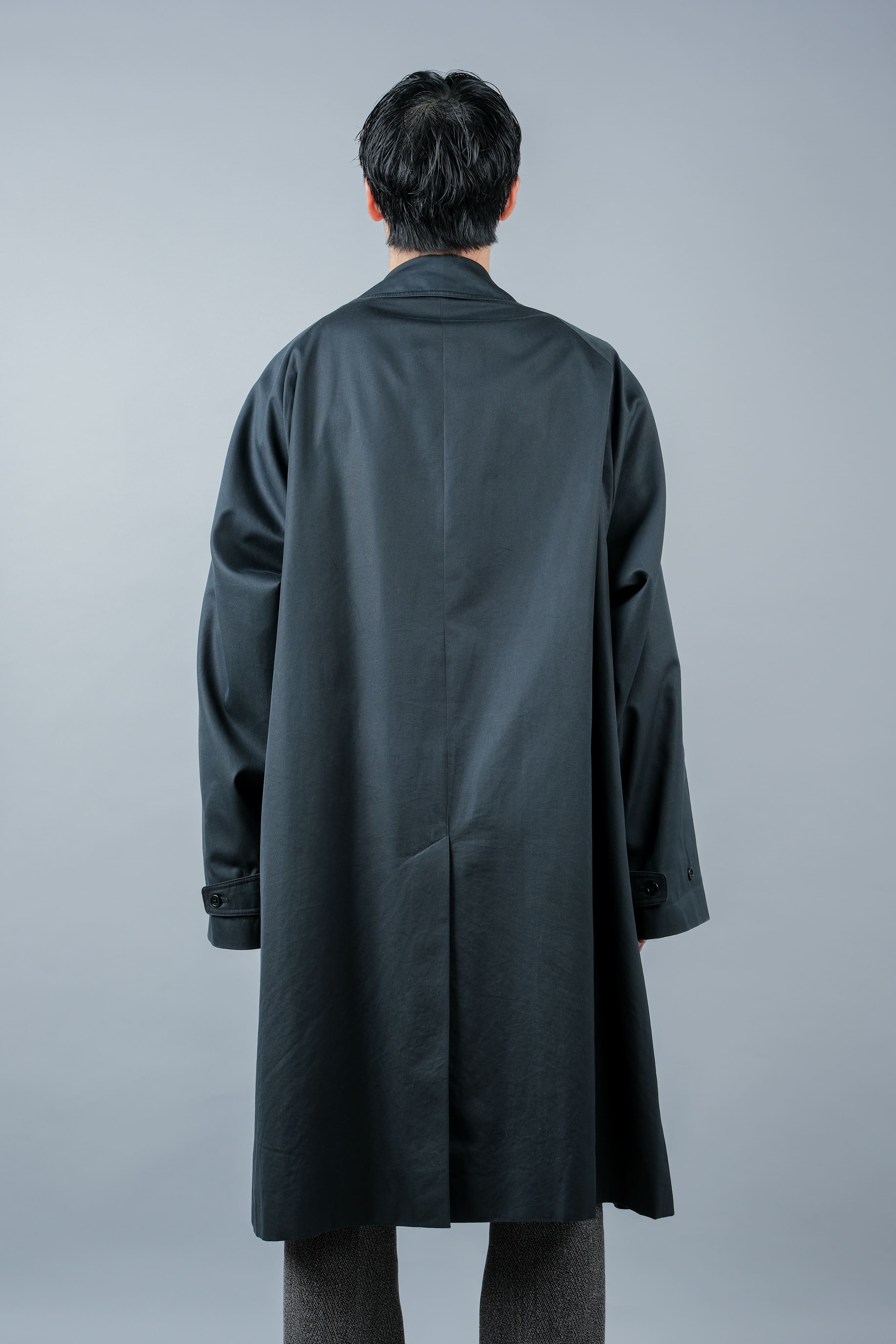 【~60's】Vintage Aquascutum Single Raglan Balmacaan Coat C100 Size.44REG "Aqua 5" "STEINHARDT 別注"