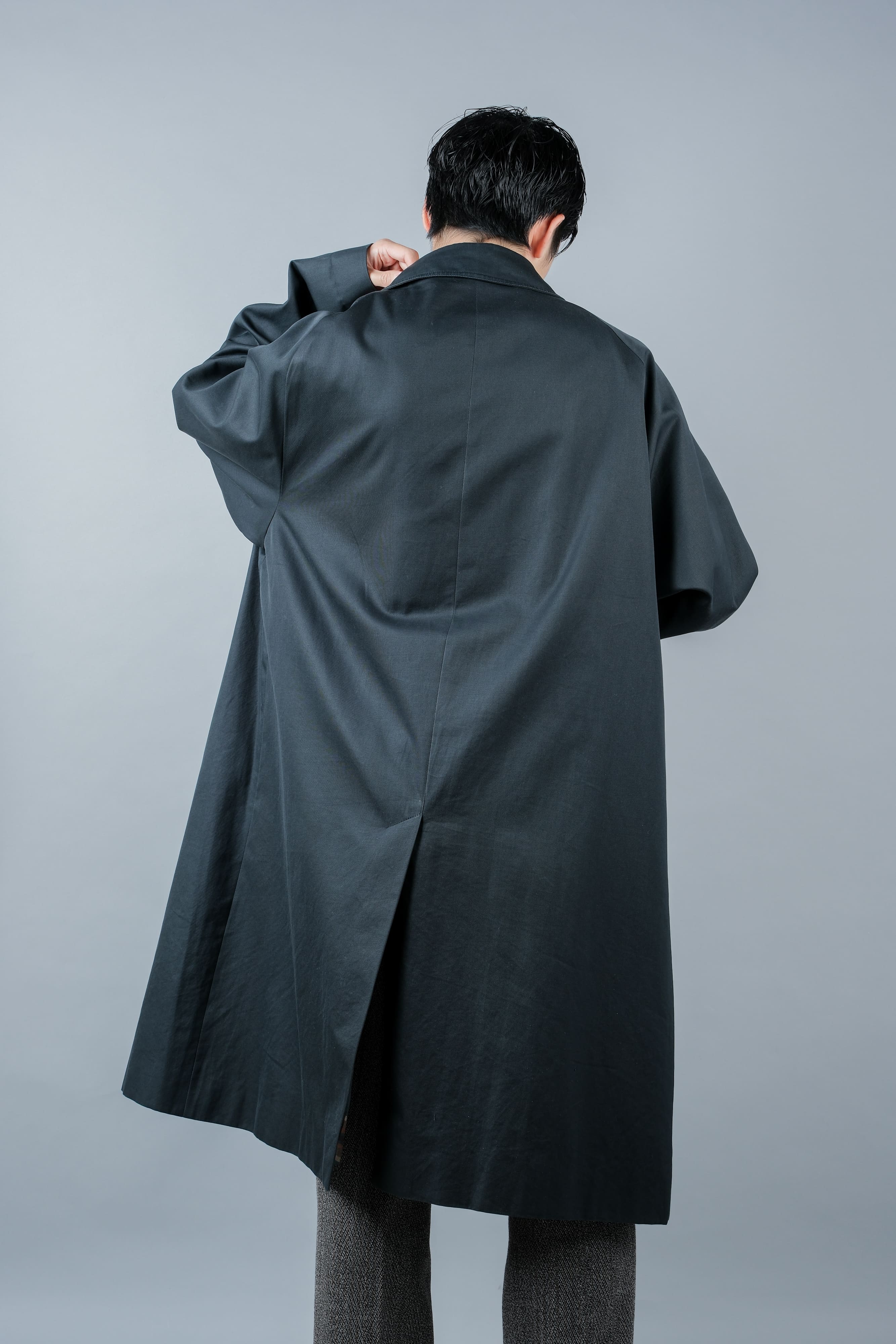 【~60's】Vintage Aquascutum Single Raglan Balmacaan Coat C100 Size.44REG "Aqua 5" "STEINHARDT 別注"