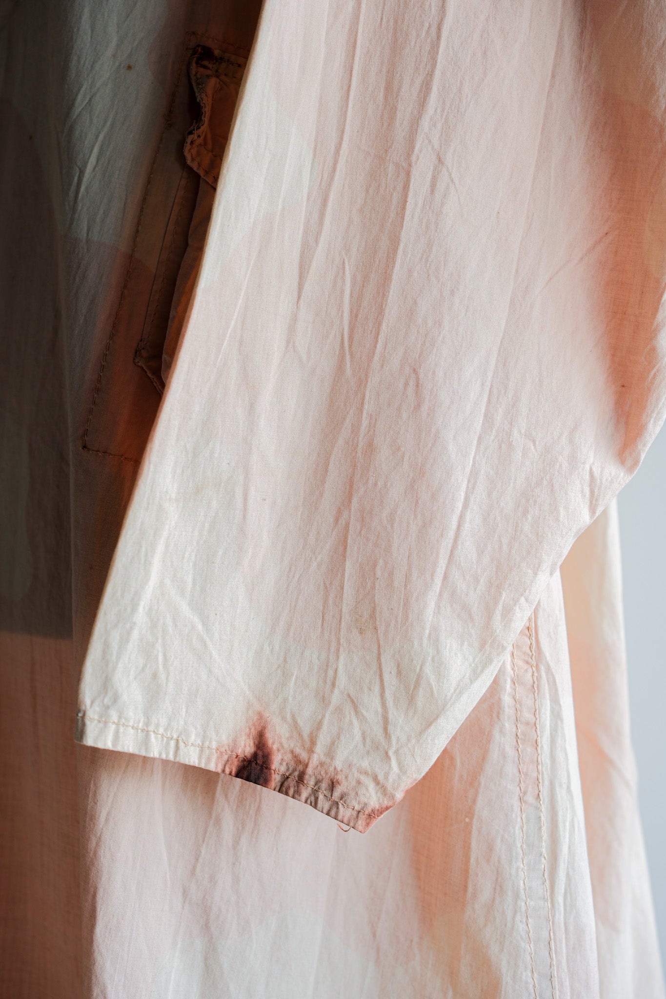 【~40's】WWⅡ British Army Pink Camouflage Anti Gas Cape