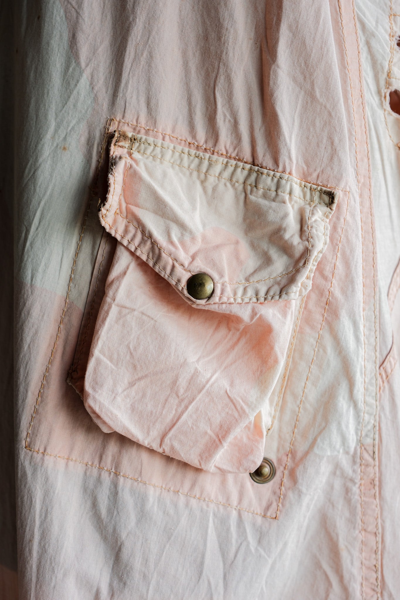 【~40's】WWⅡ British Army Pink Camouflage Anti Gas Cape