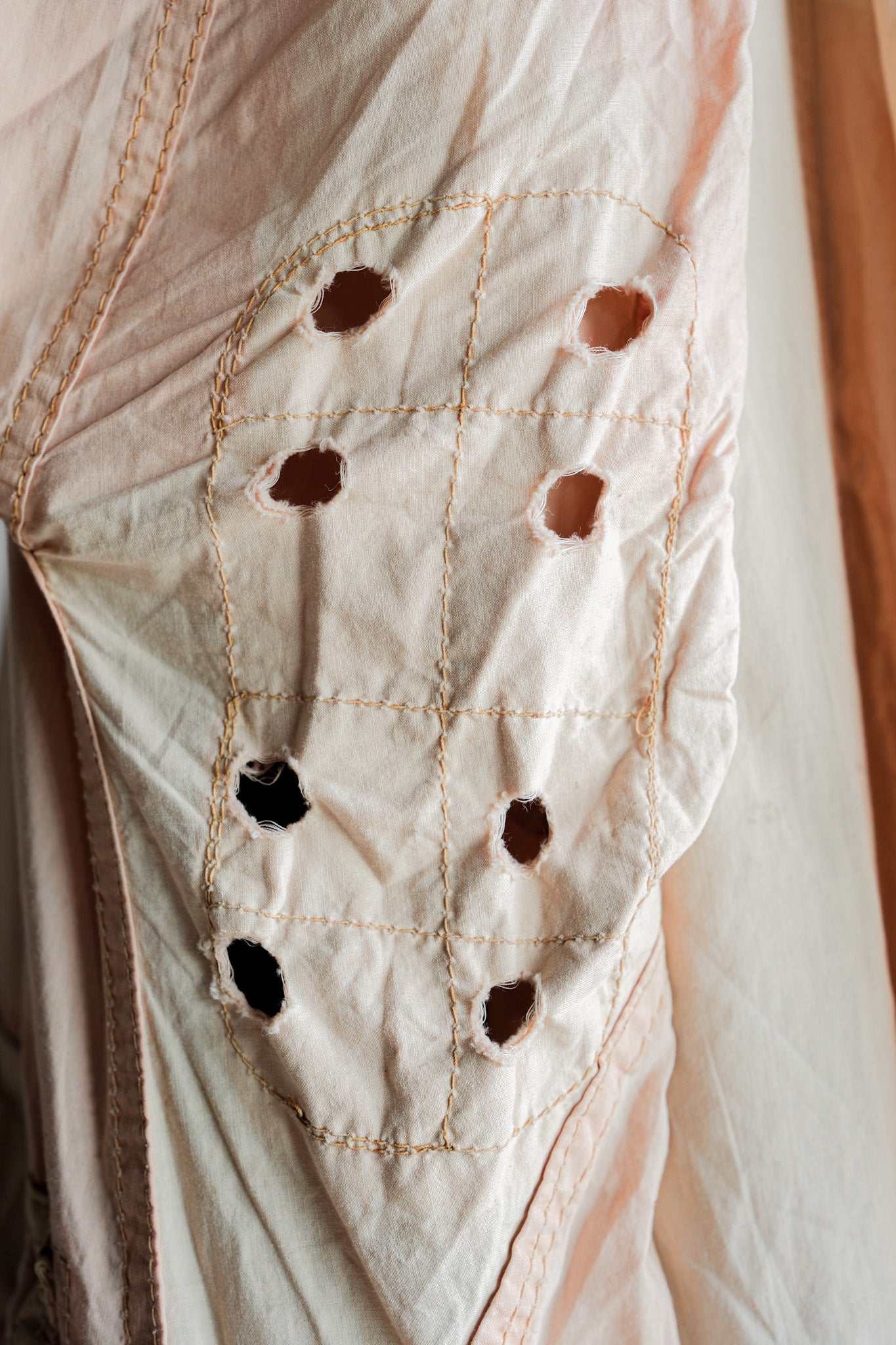 【~40's】WWⅡ British Army Pink Camouflage Anti Gas Cape