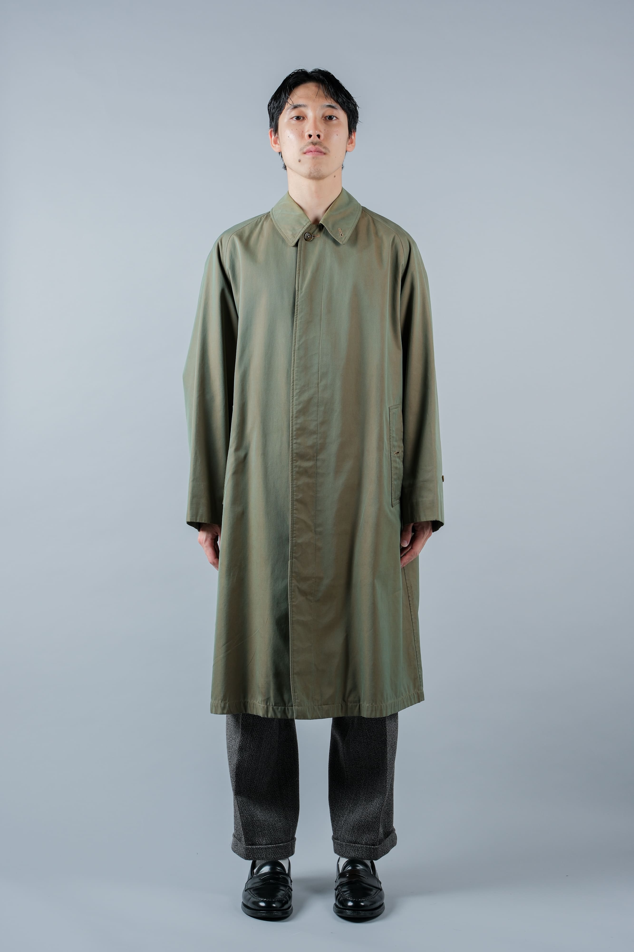 【~60's】Vintage Burberrys Single Raglan Balmacaan Coat C100 Size.34REG "COMMANDER Ⅱ" "TAMAMUSHI" "PISSIMBONO GENOA 別注"