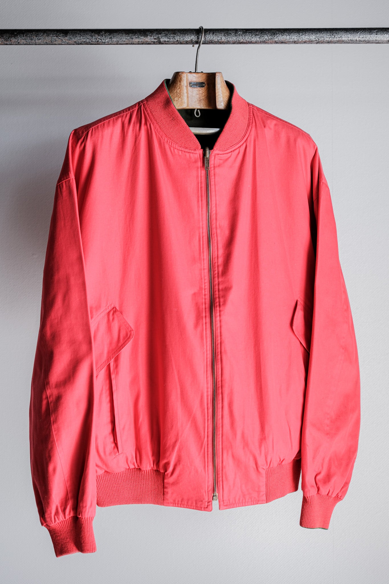 【~70’s】Old GUCCI Cotton Reversible Blouson Size.50