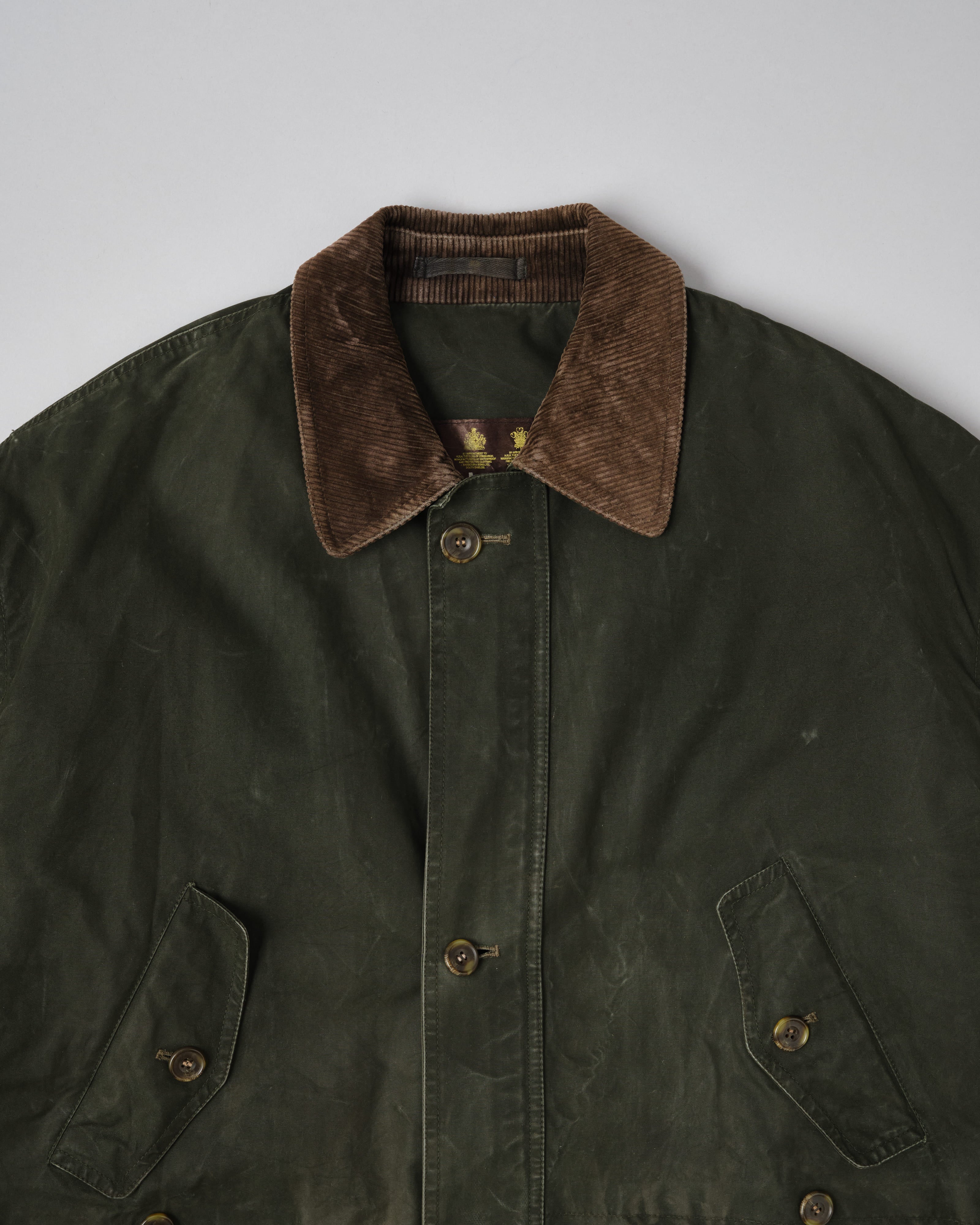 【~90's】Vintage Barbour Ventile Jacket "ENDURANCE" 3 Crest Size.44