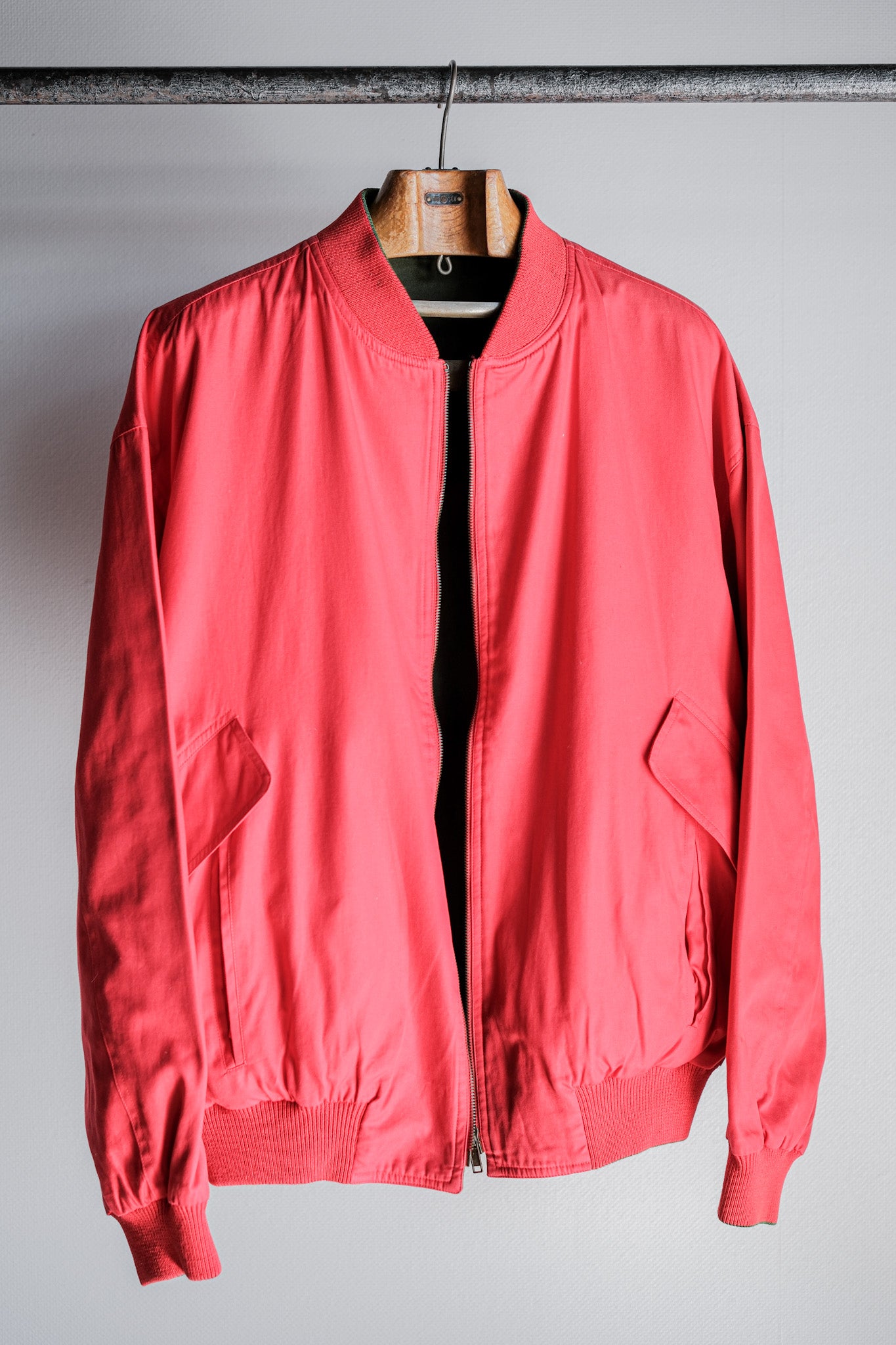 【~70’s】Old GUCCI Cotton Reversible Blouson Size.50
