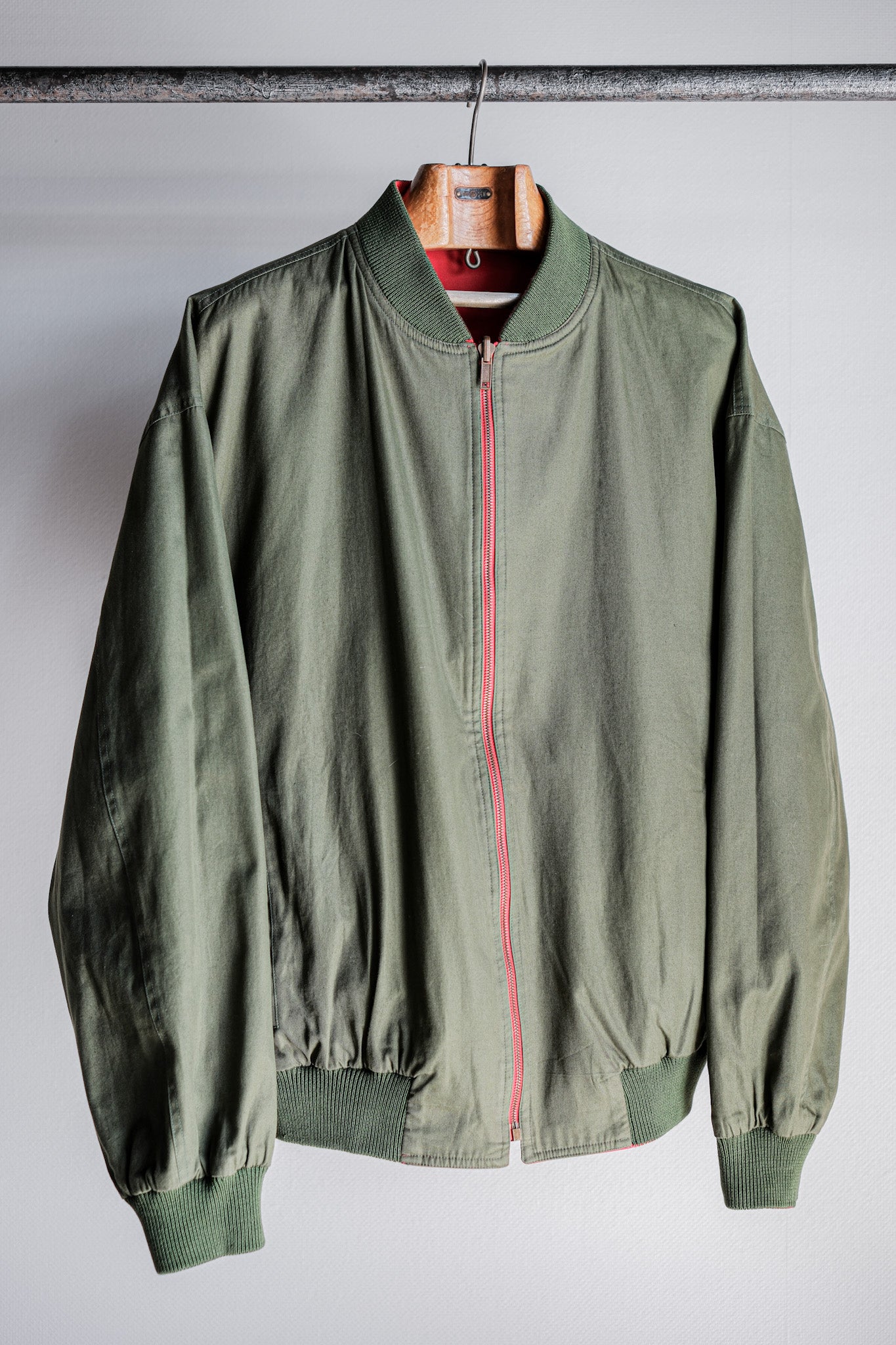 【~70’s】Old GUCCI Cotton Reversible Blouson Size.50