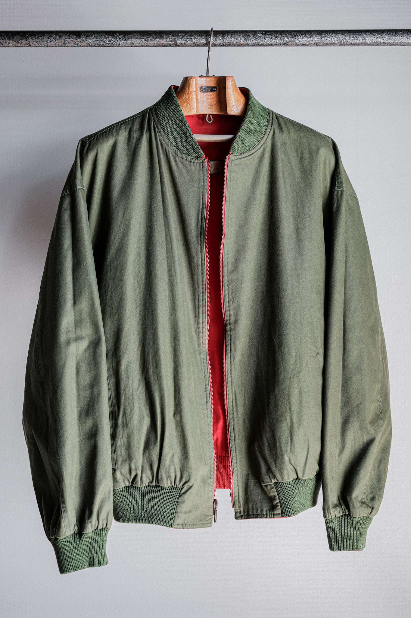 【~70’s】Old GUCCI Cotton Reversible Blouson Size.50