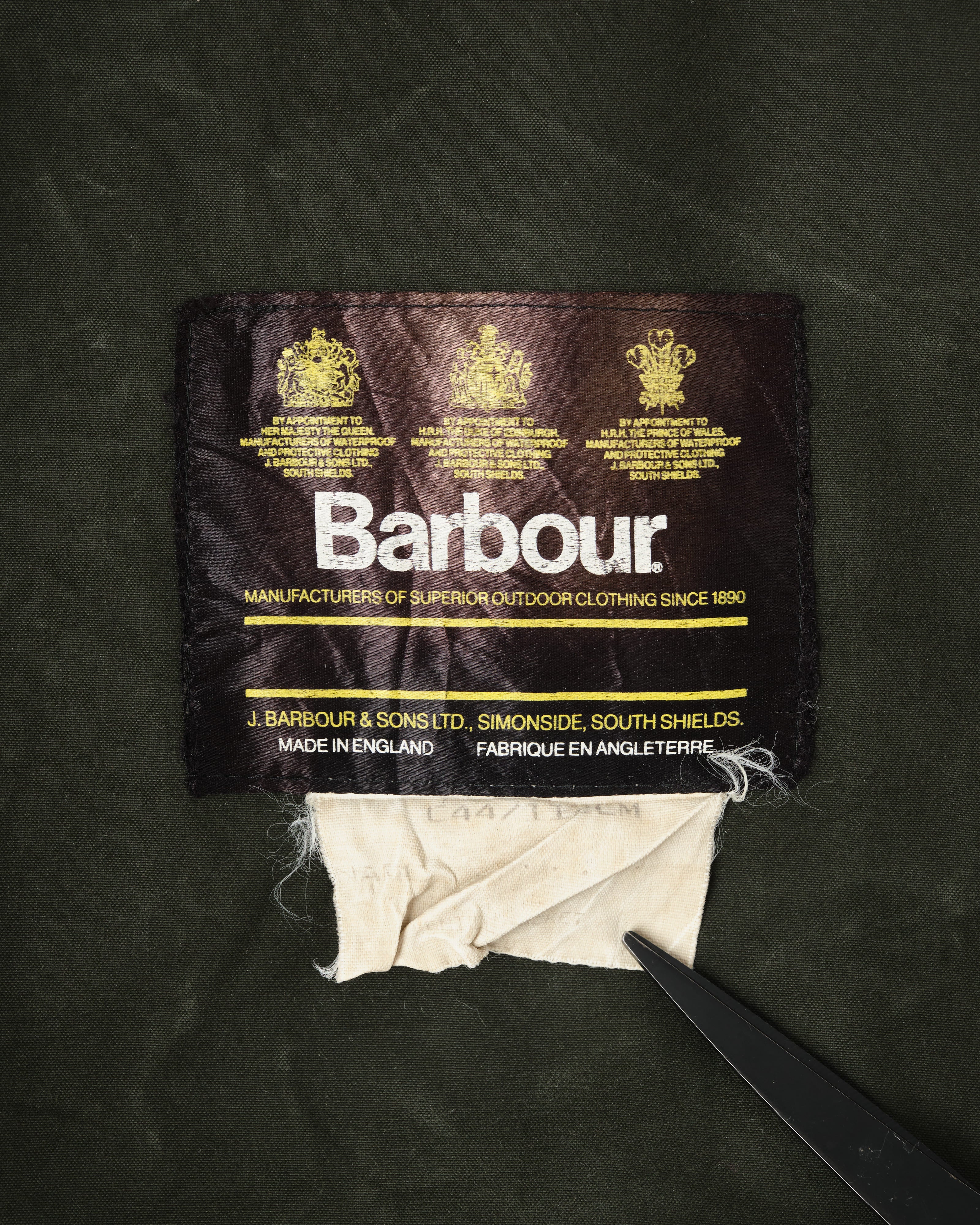 【~90's】Vintage Barbour Ventile Jacket "ENDURANCE" 3 Crest Size.44