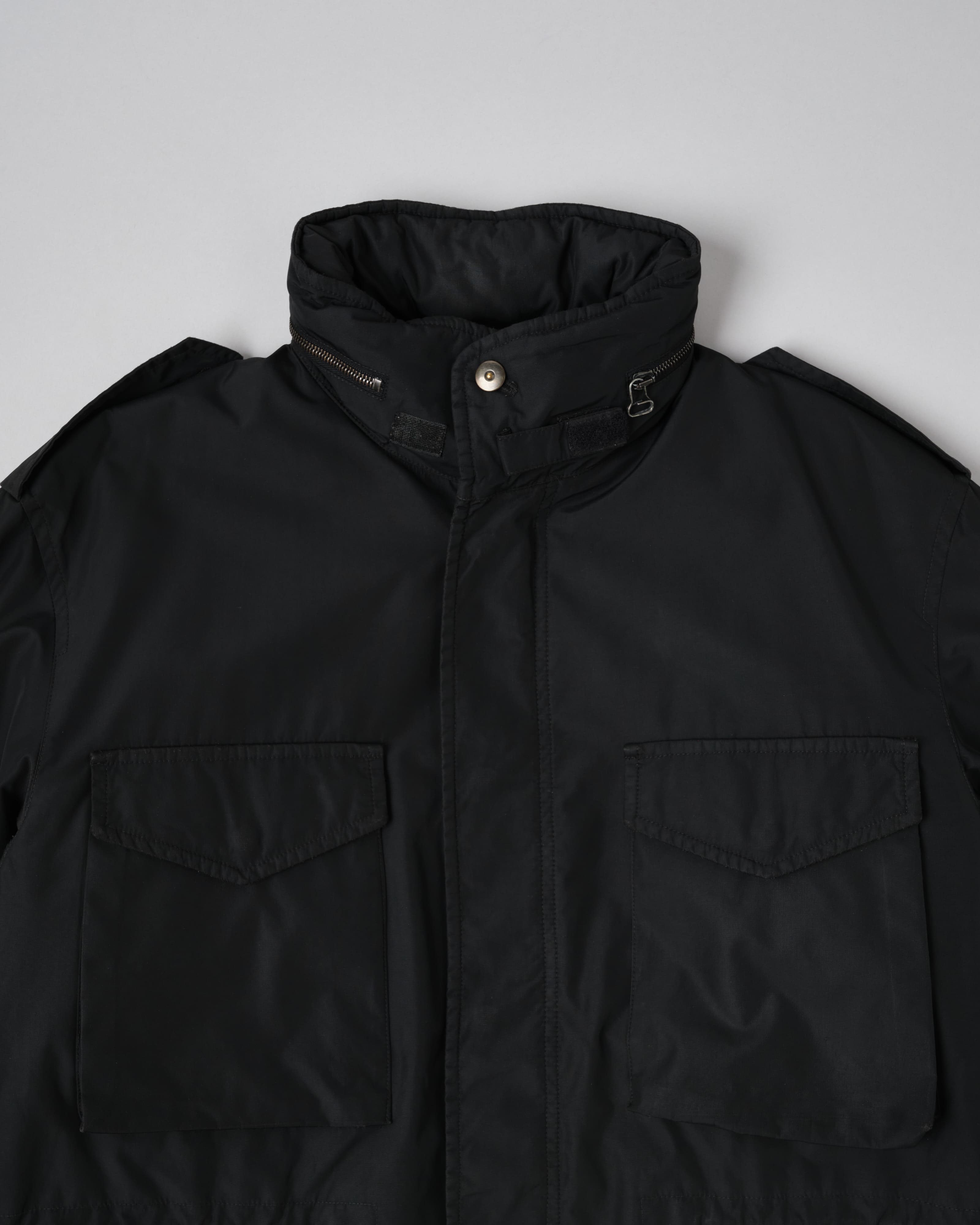 【~90’s】Old allegri M-65 Type Black Nylon Jacket Size.48