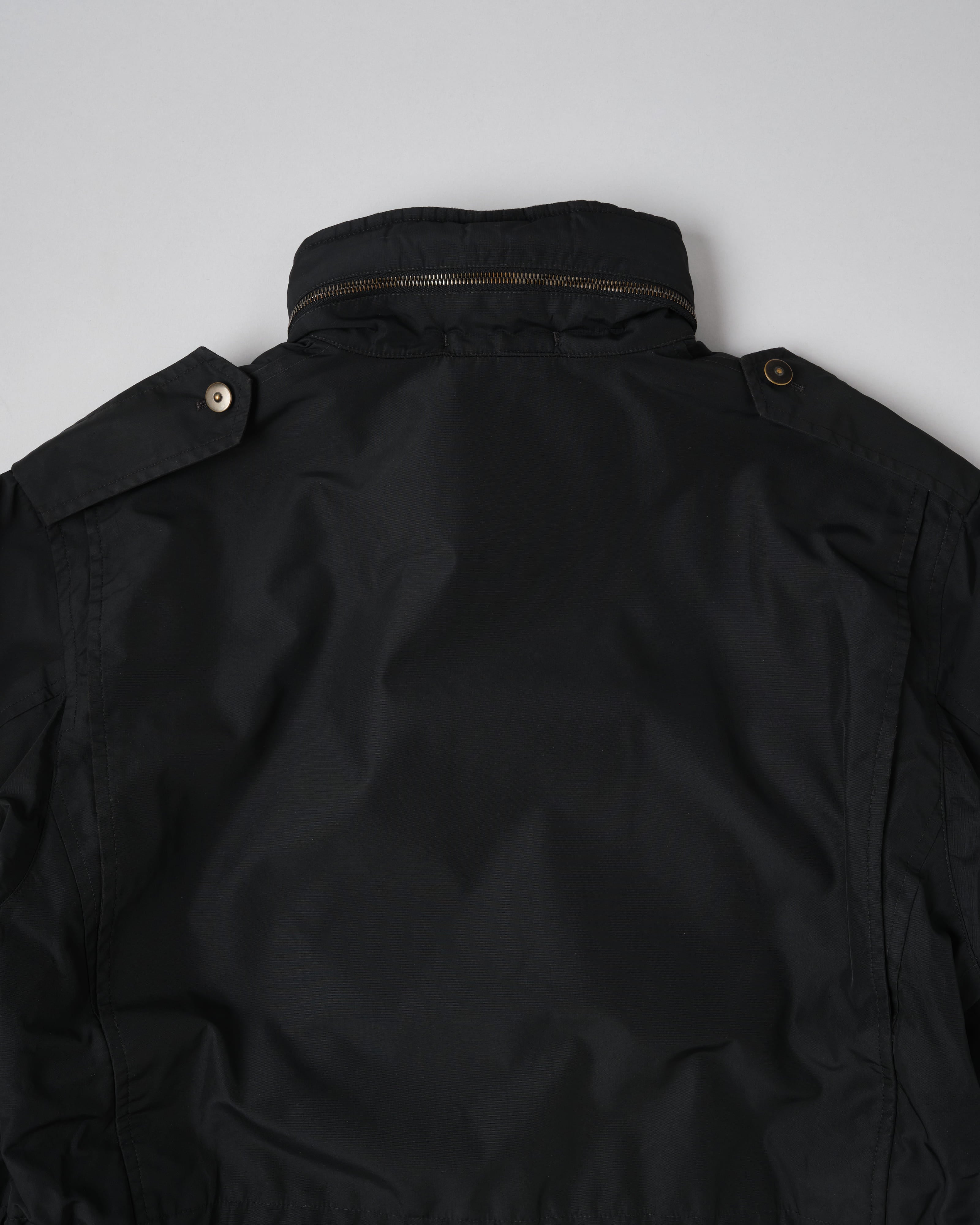 【~90’s】Old allegri M-65 Type Black Nylon Jacket Size.48