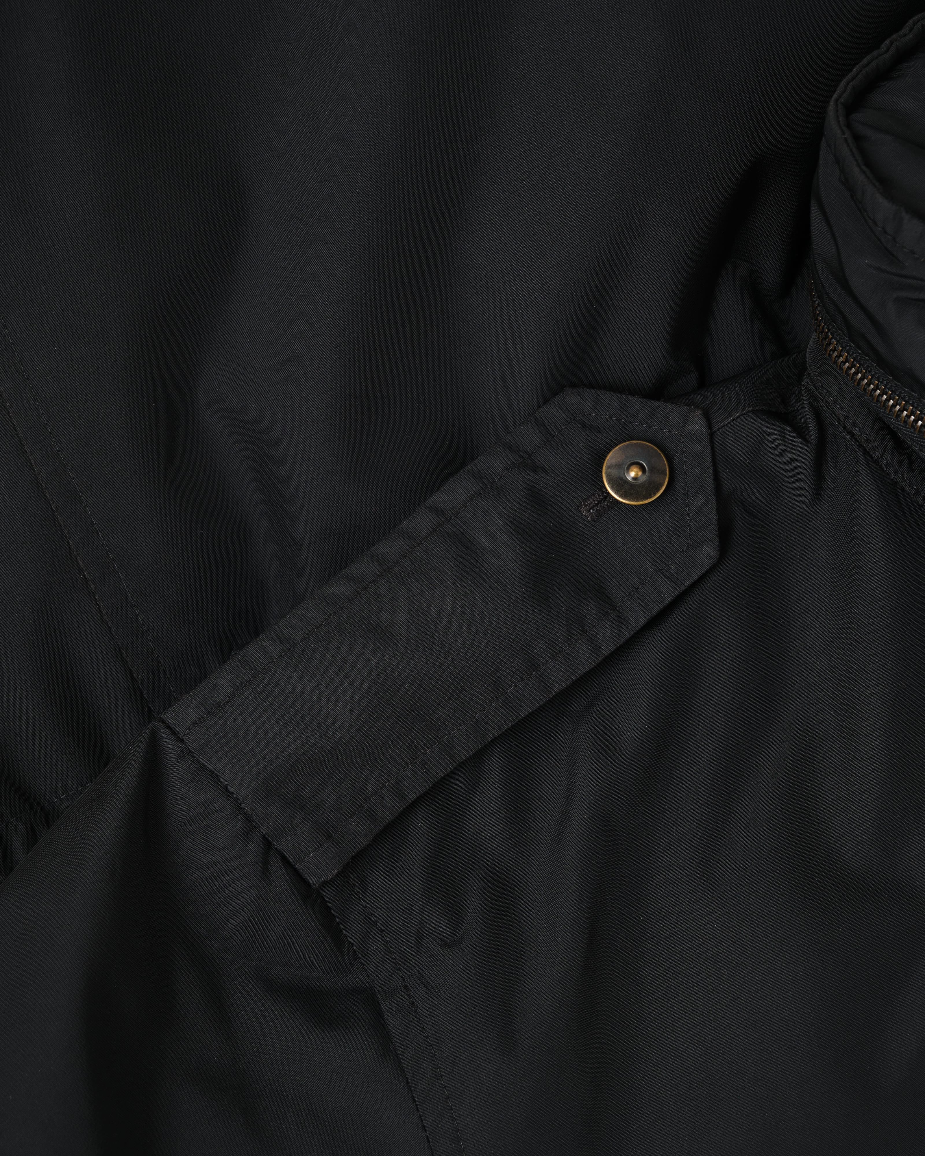 【~90’s】Old allegri M-65 Type Black Nylon Jacket Size.48