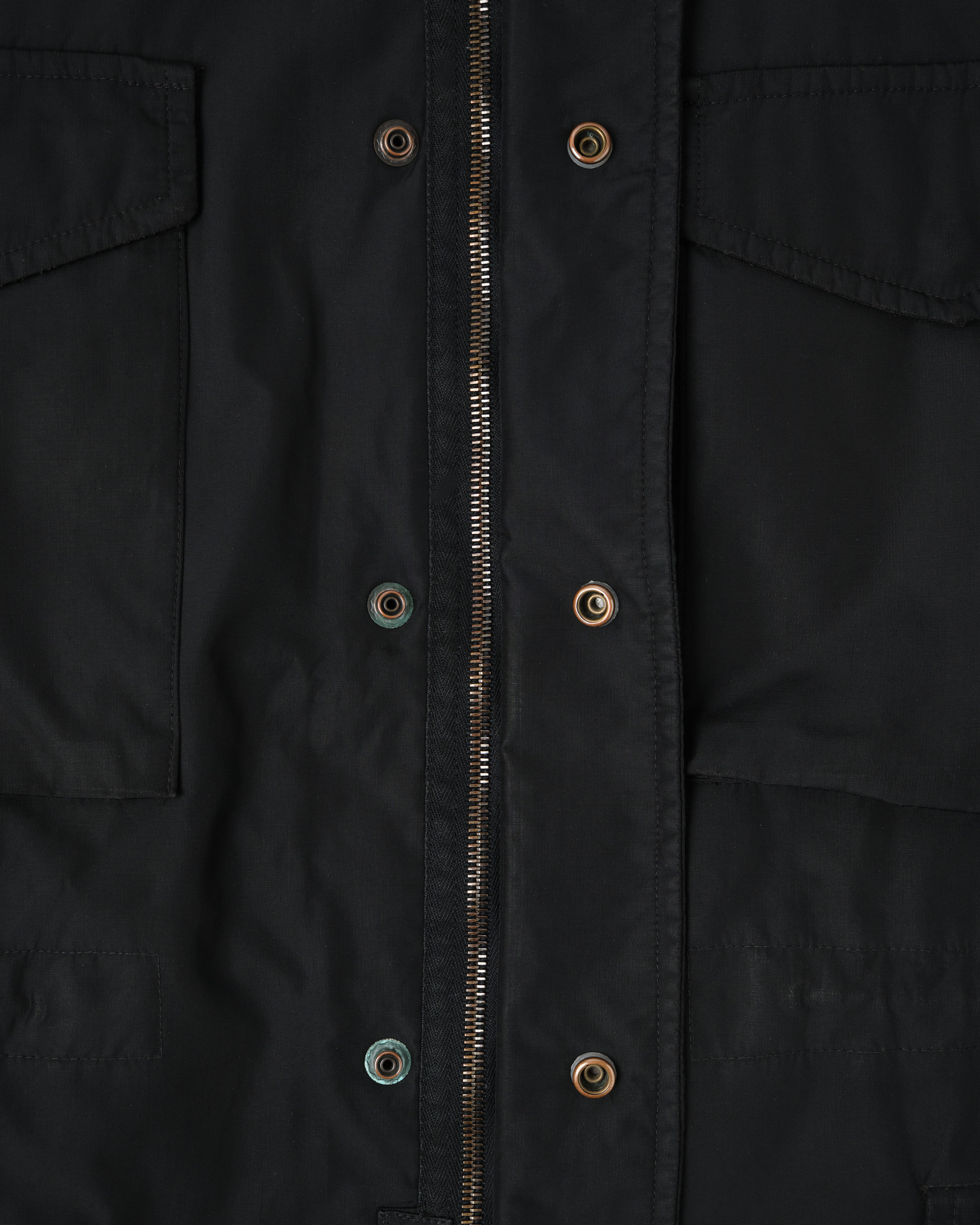 【~90’s】Old allegri M-65 Type Black Nylon Jacket Size.48