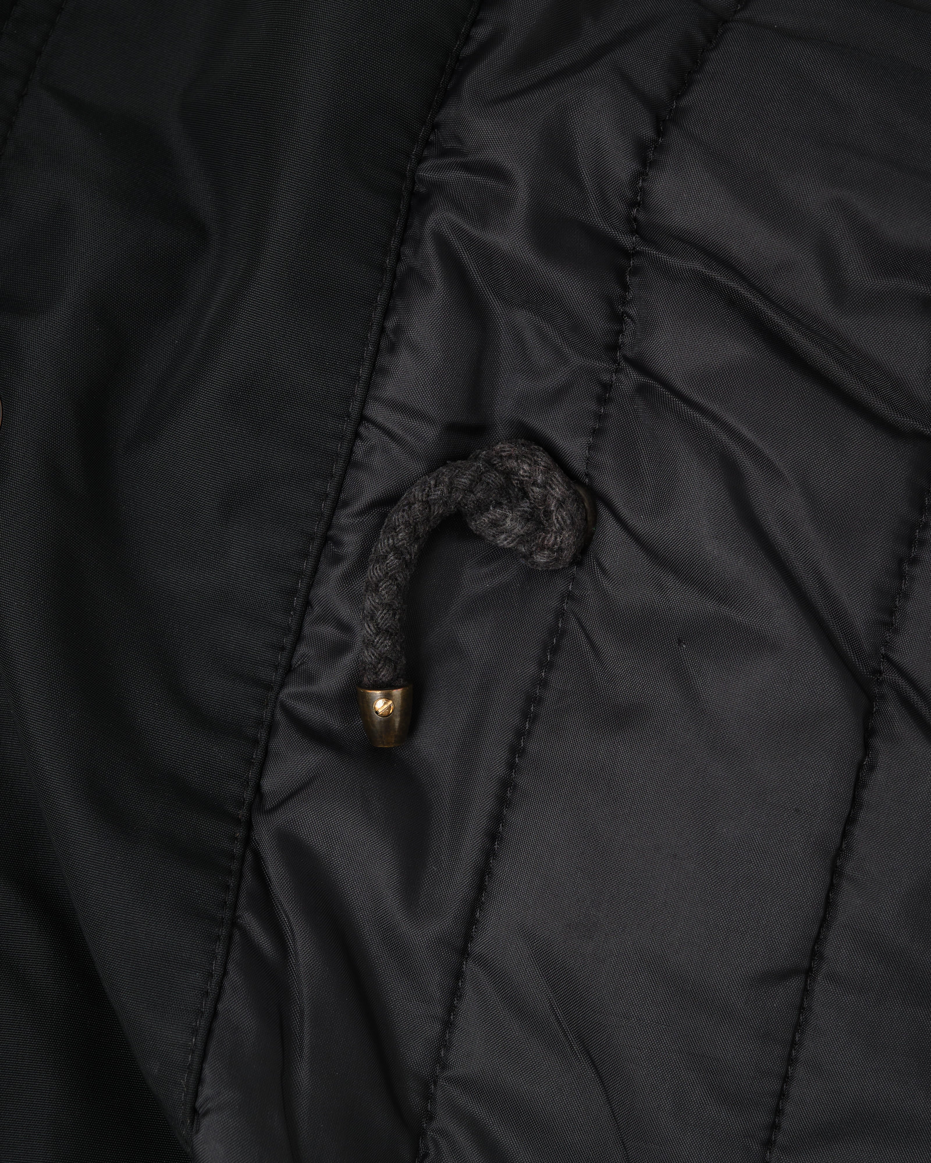 【~90’s】Old allegri M-65 Type Black Nylon Jacket Size.48