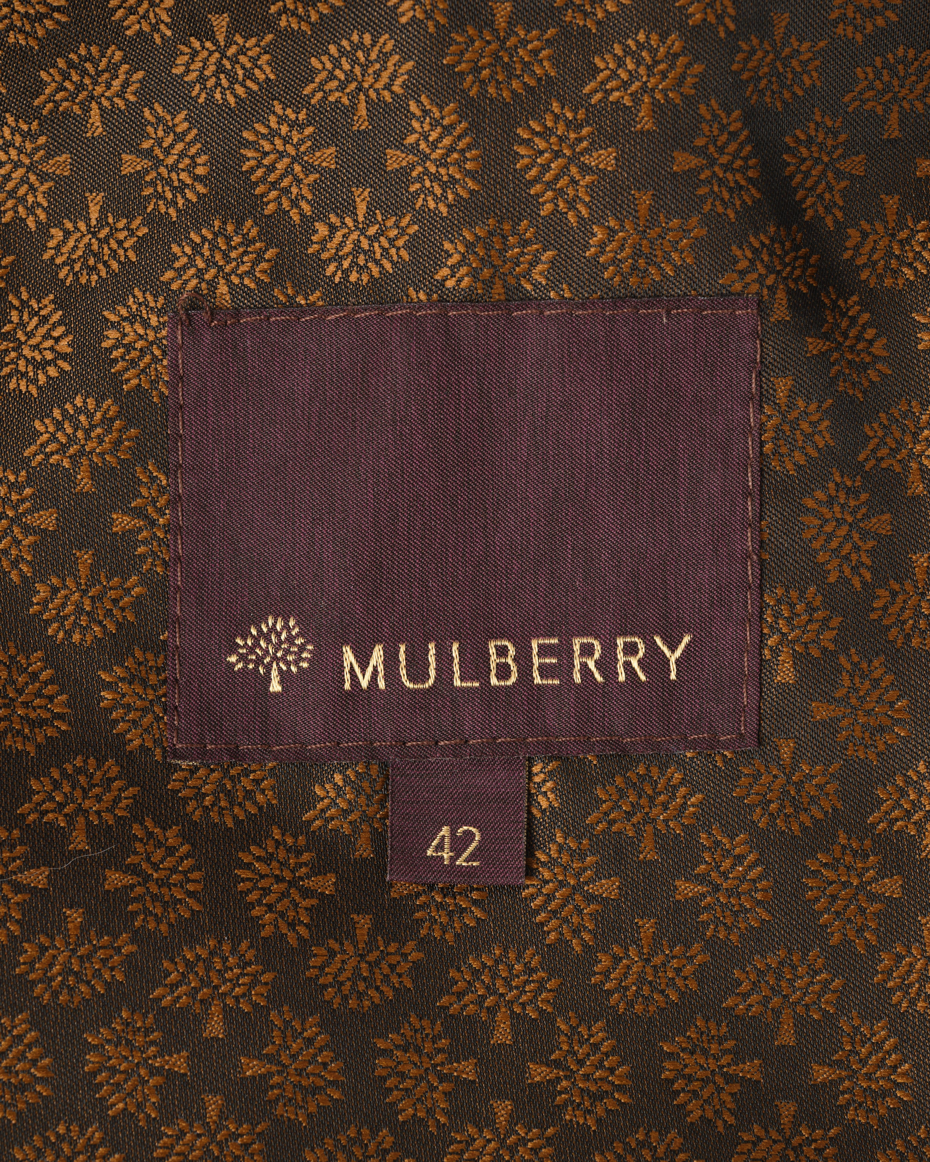 【~90’s】Old MULBERRY Leather Jacket Size.42