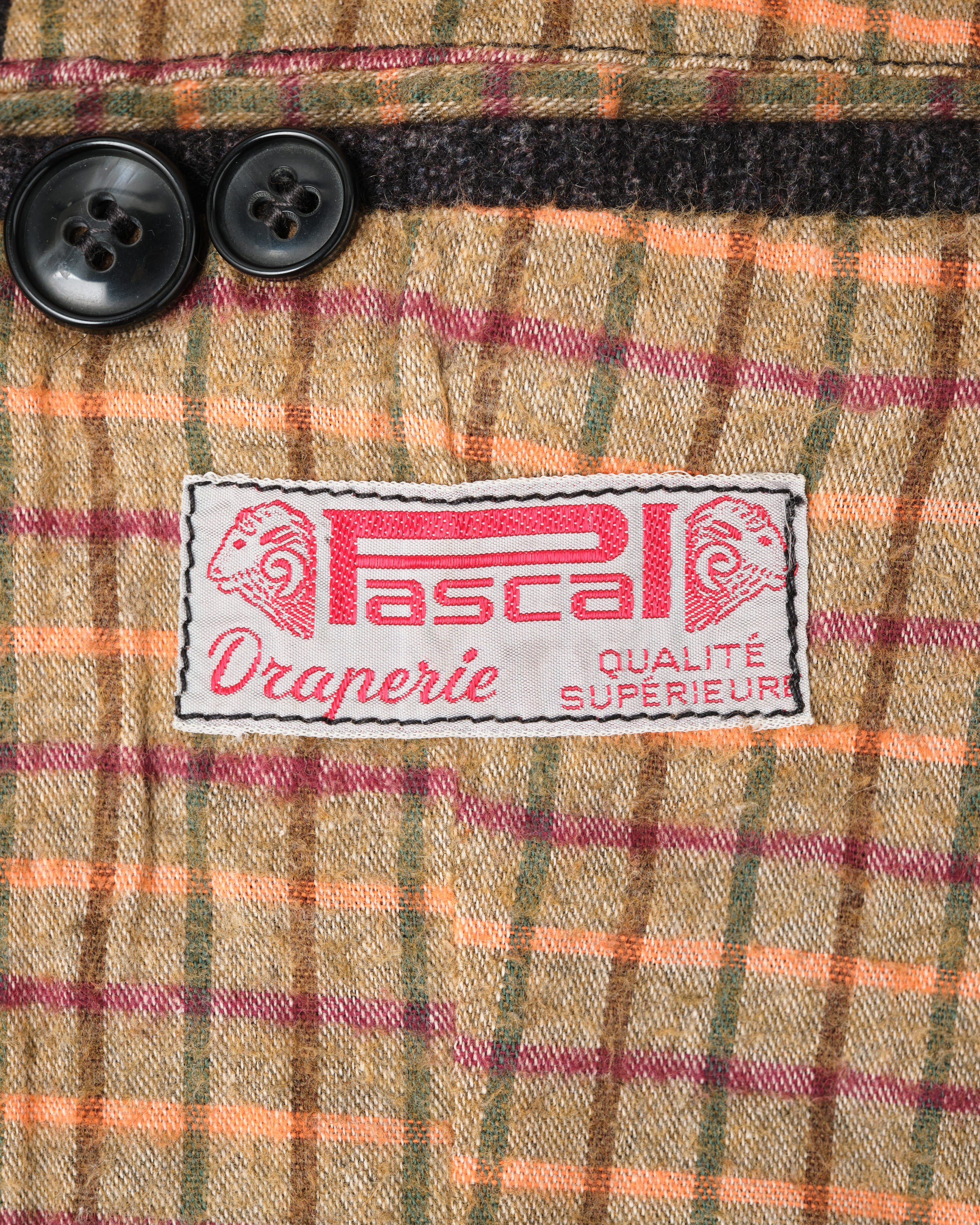【~60’s】French Vintage Wool Lapel Work Jacket "Pascal"