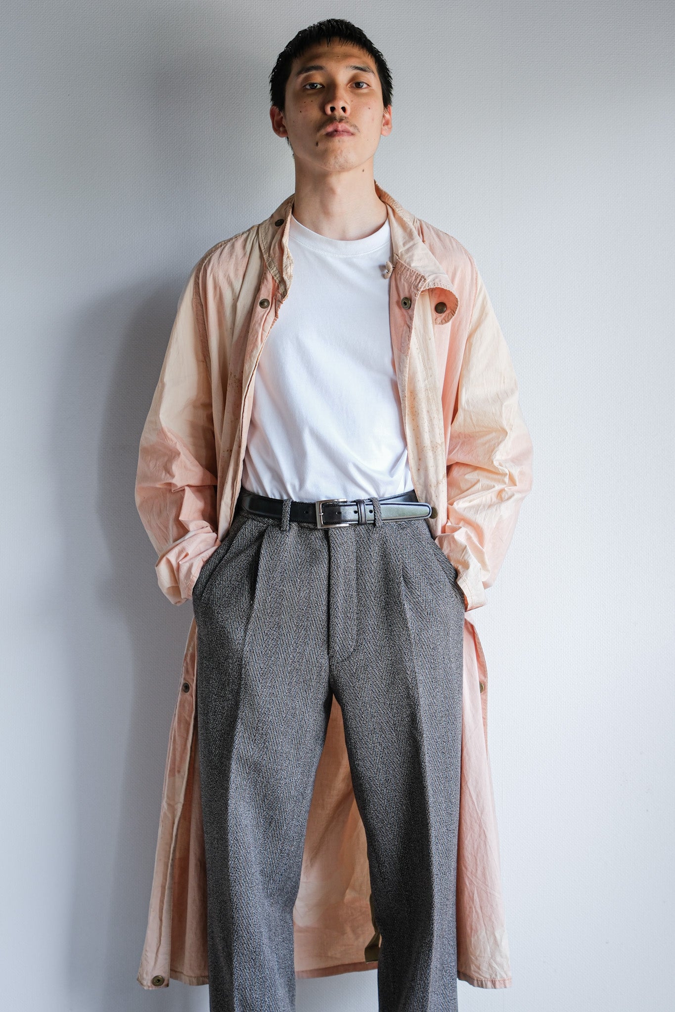 【~40's】WWⅡ British Army Pink Camouflage Anti Gas Cape