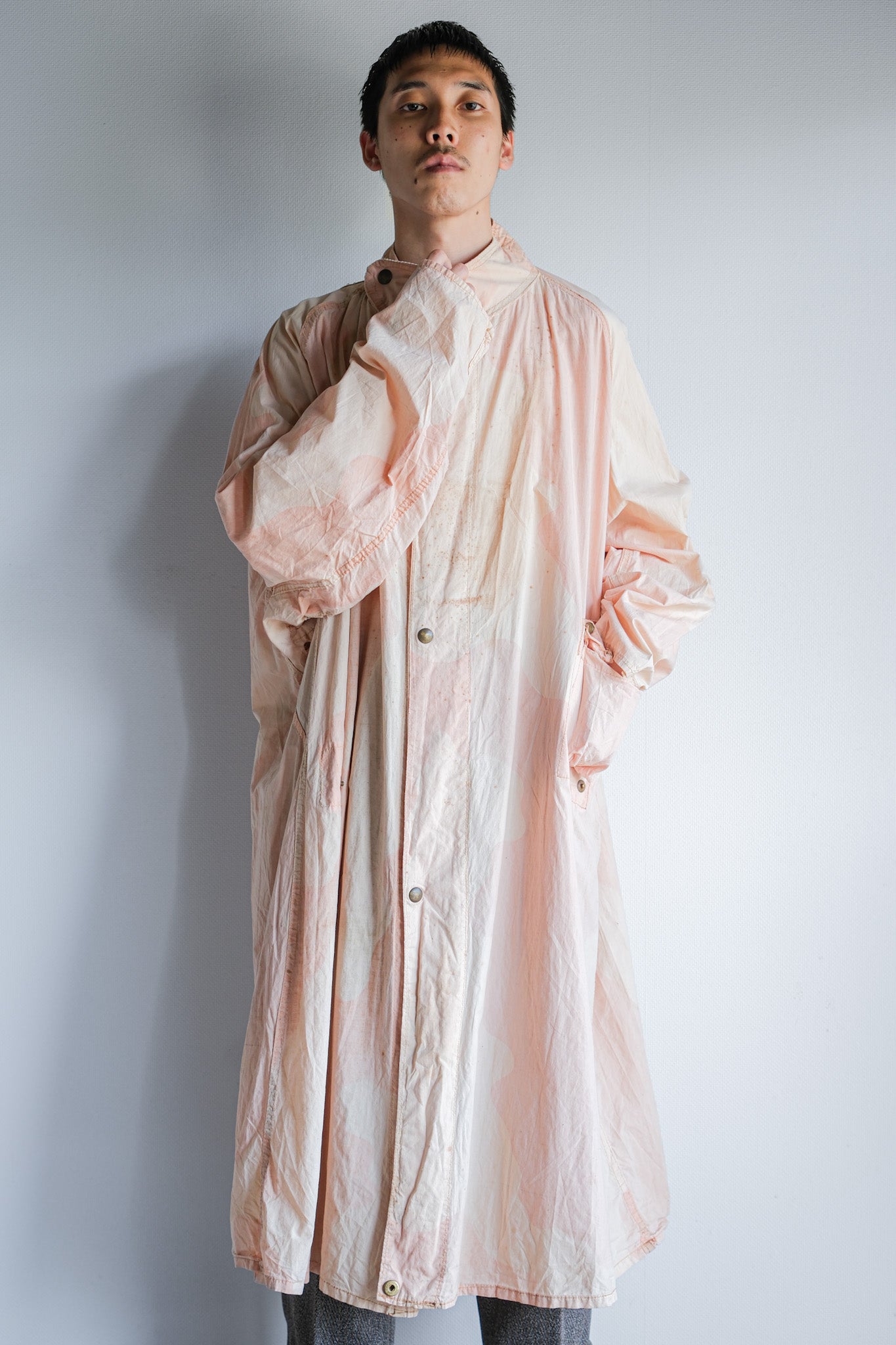 【~40's】WWⅡ British Army Pink Camouflage Anti Gas Cape