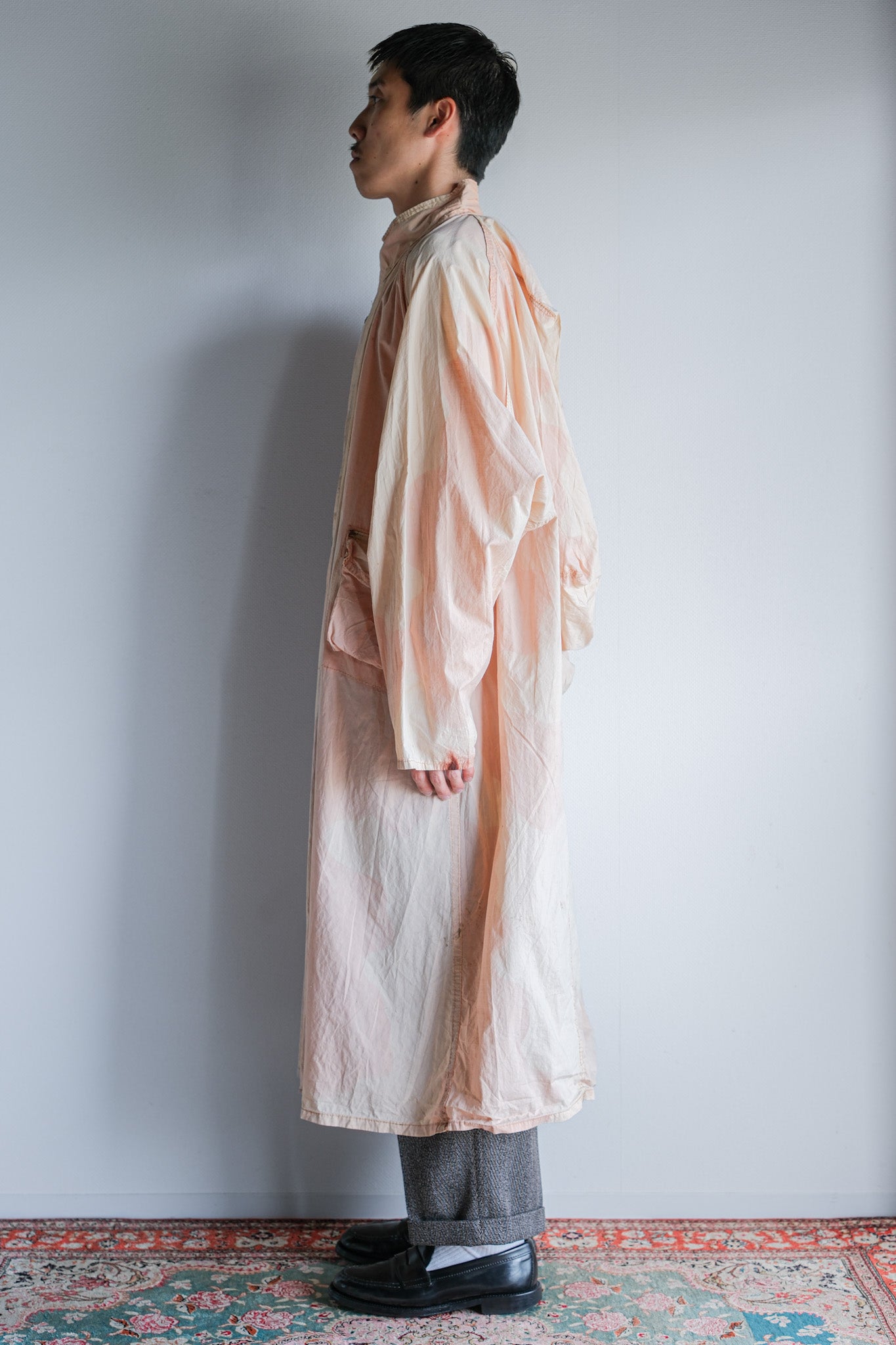 【~40's】WWⅡ British Army Pink Camouflage Anti Gas Cape