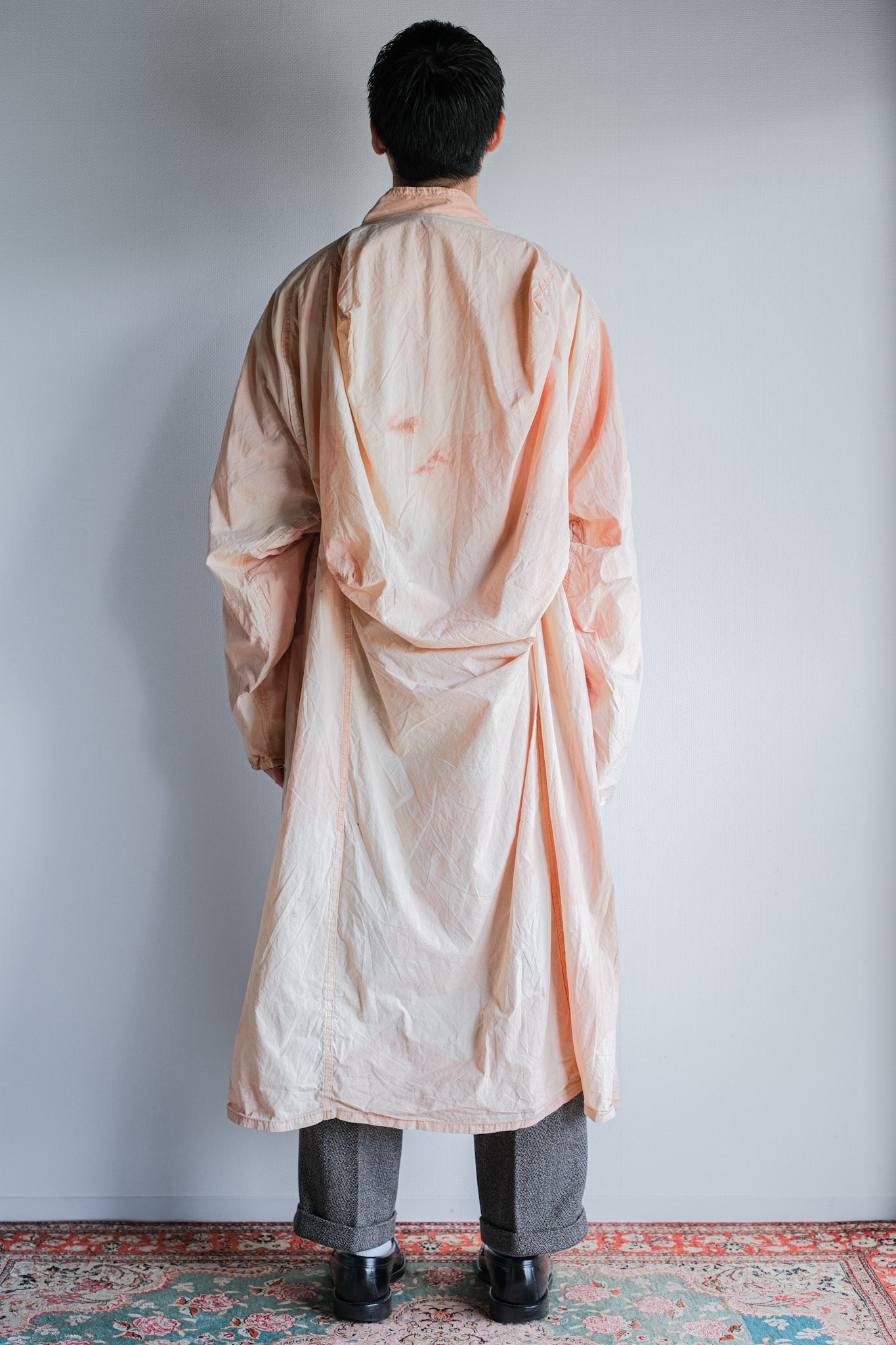 【~40's】WWⅡ British Army Pink Camouflage Anti Gas Cape