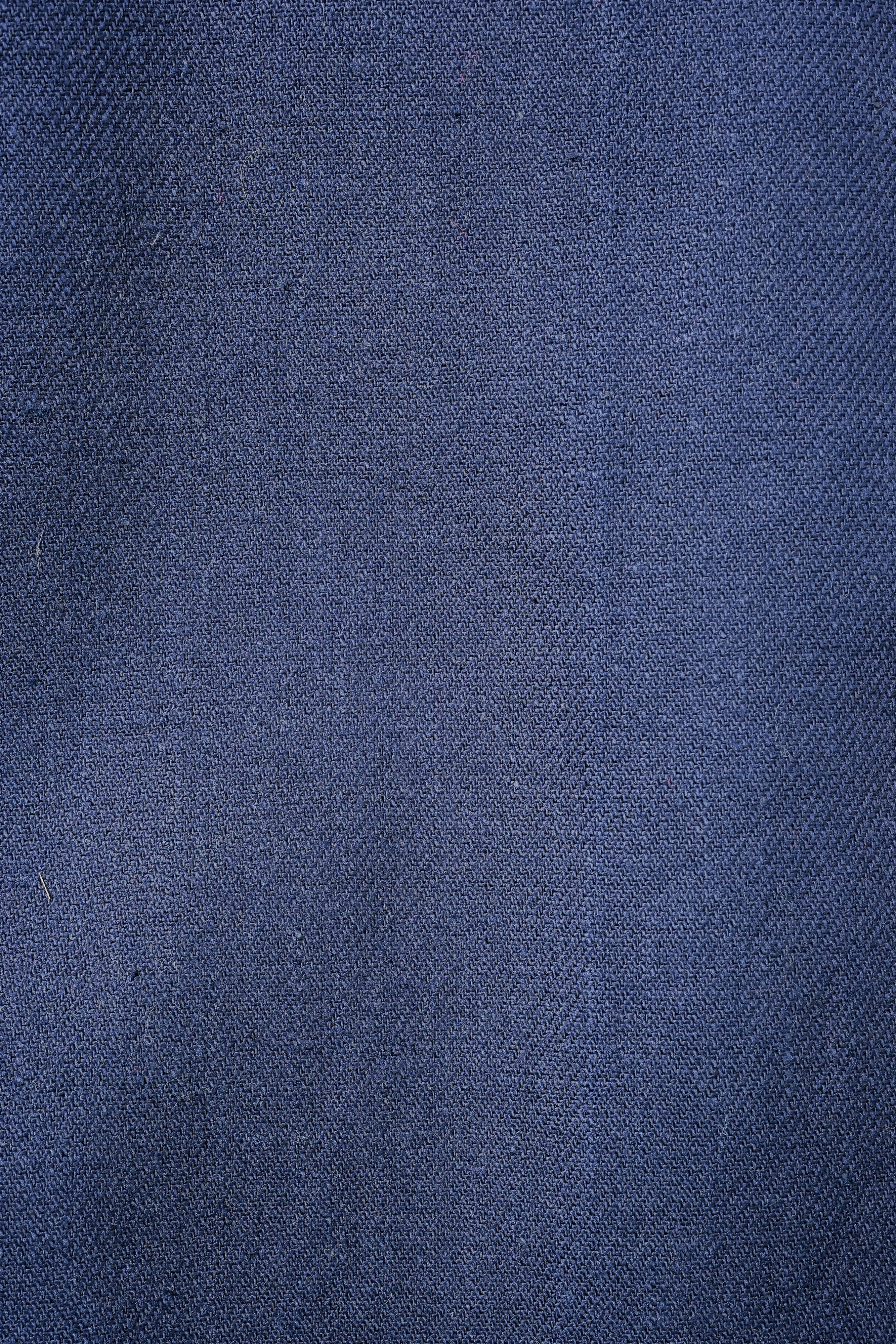 【~50's】French Vintage Blue Cotton Linen Twill Work Pants Size.48-78 "Dead Stock"
