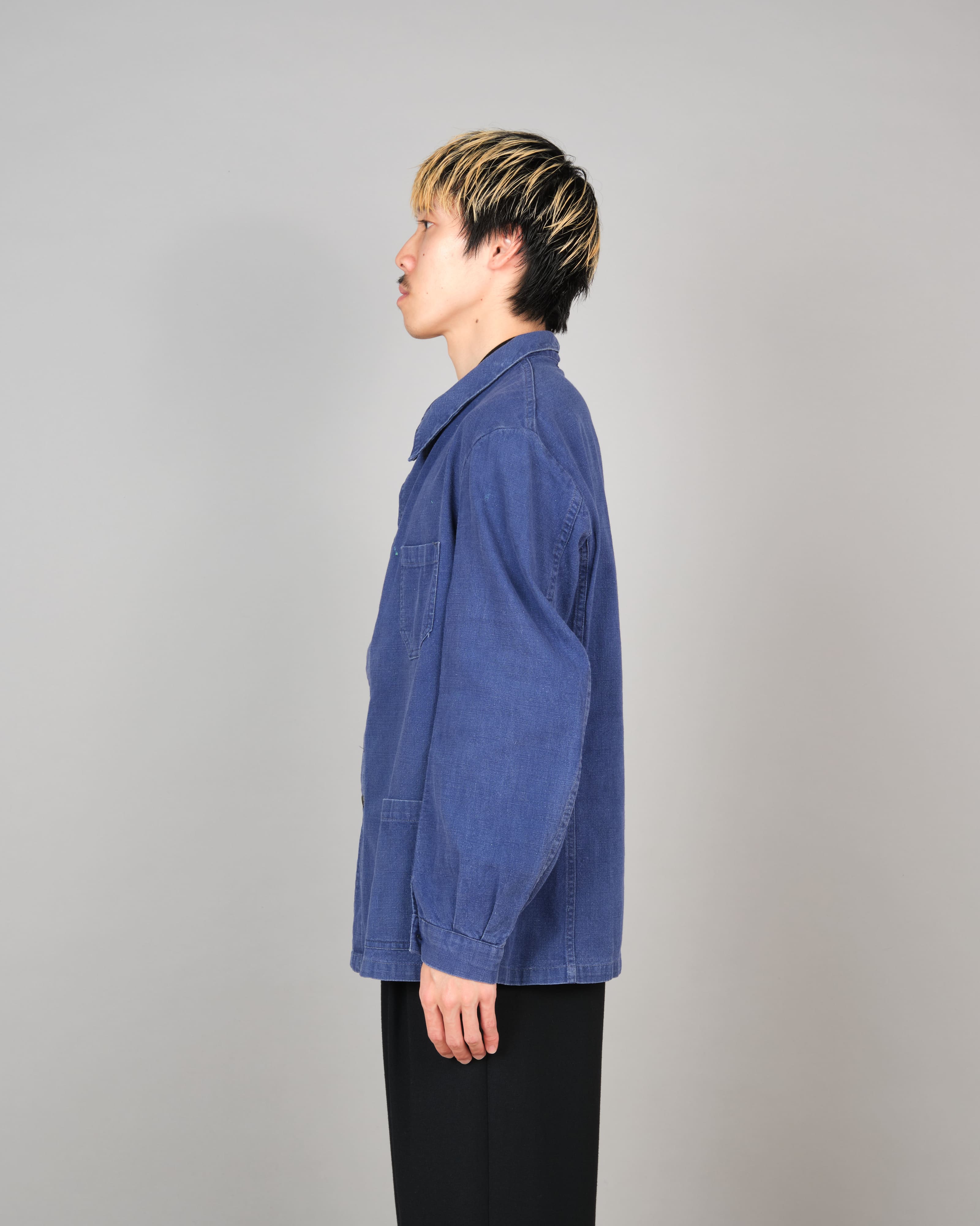 【~50’s】French Vintage Deep Blue Metis Work Jacket