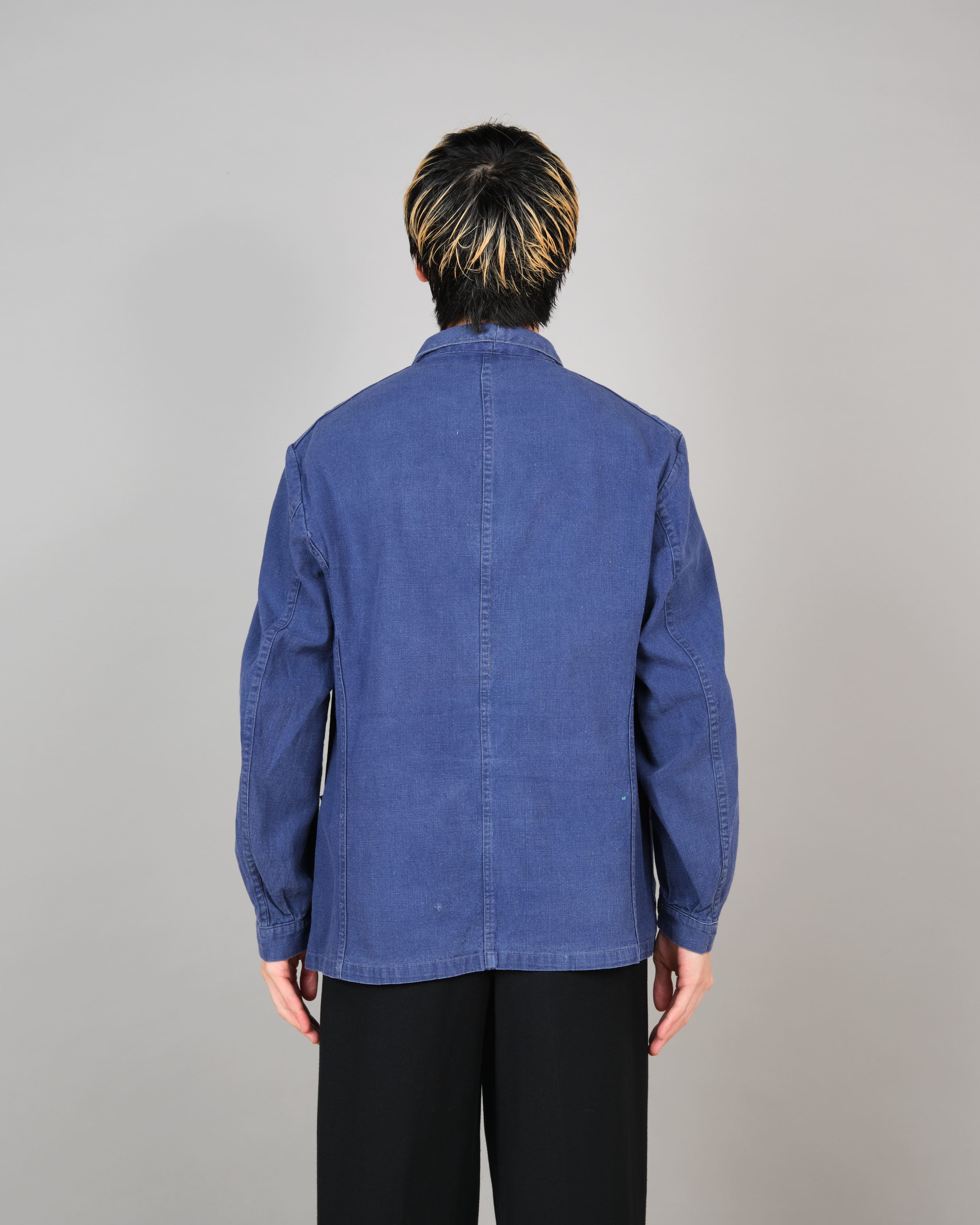 【~50’s】French Vintage Deep Blue Metis Work Jacket