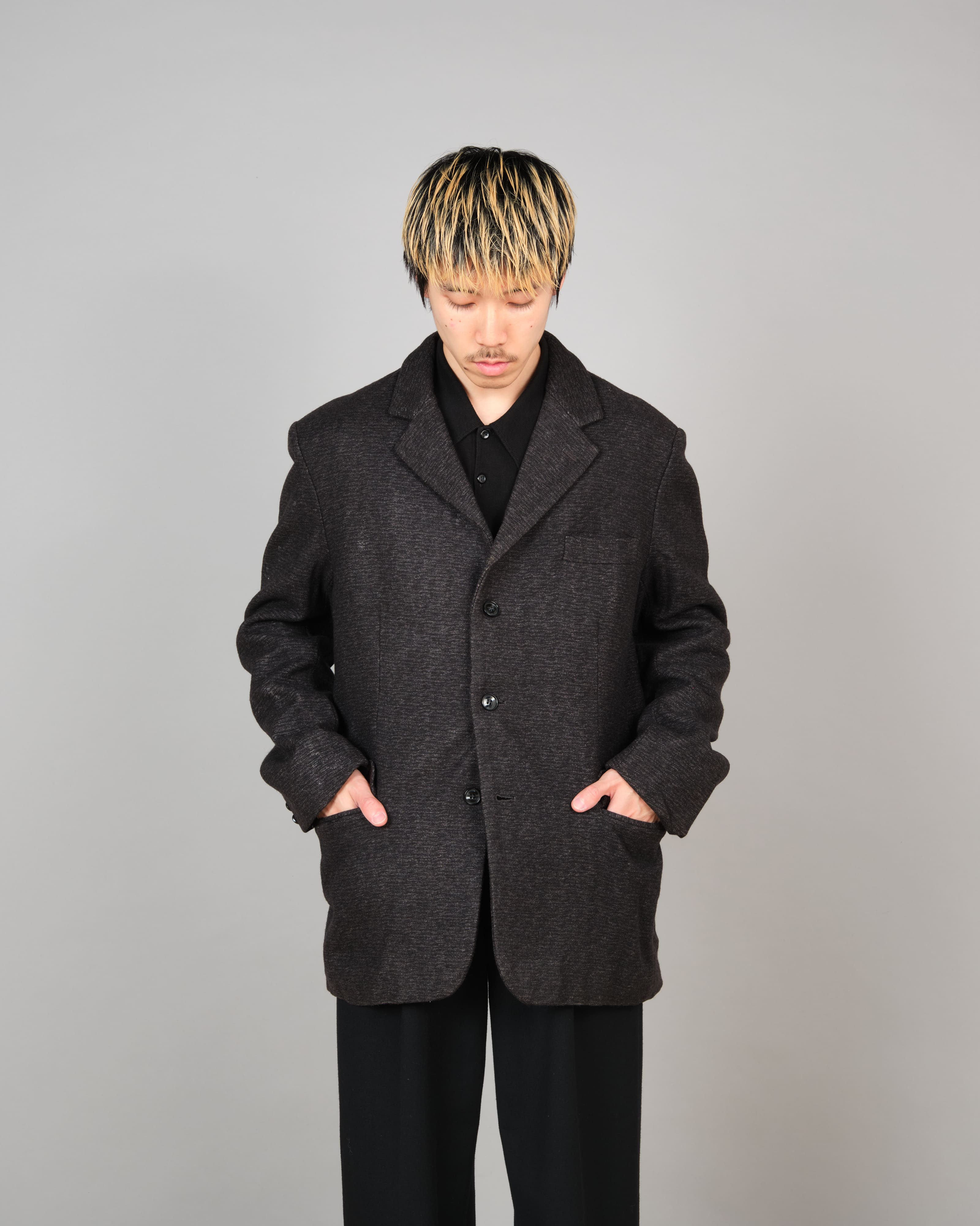 【~60’s】French Vintage Wool Lapel Work Jacket "Pascal"