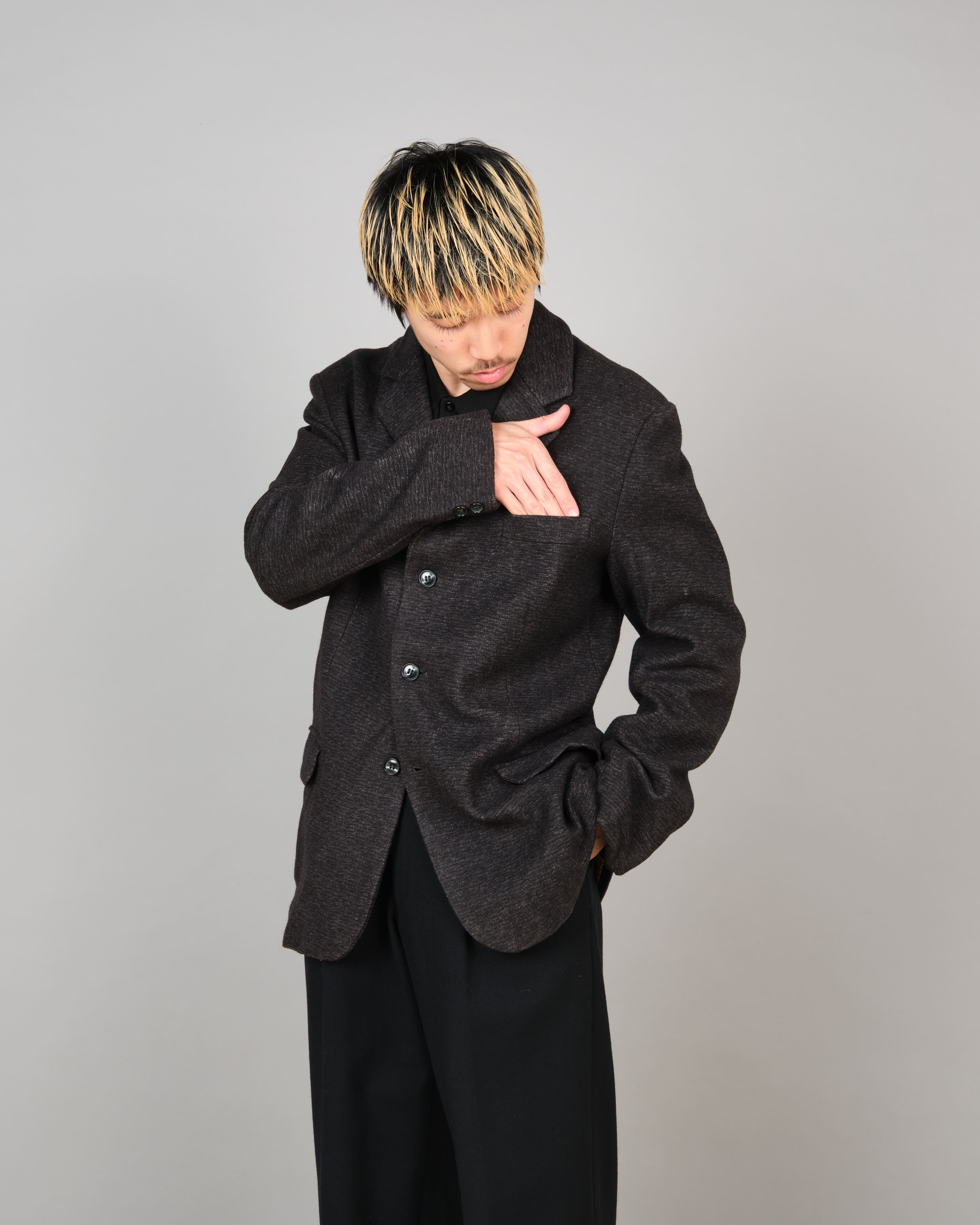 【~60’s】French Vintage Wool Lapel Work Jacket "Pascal"