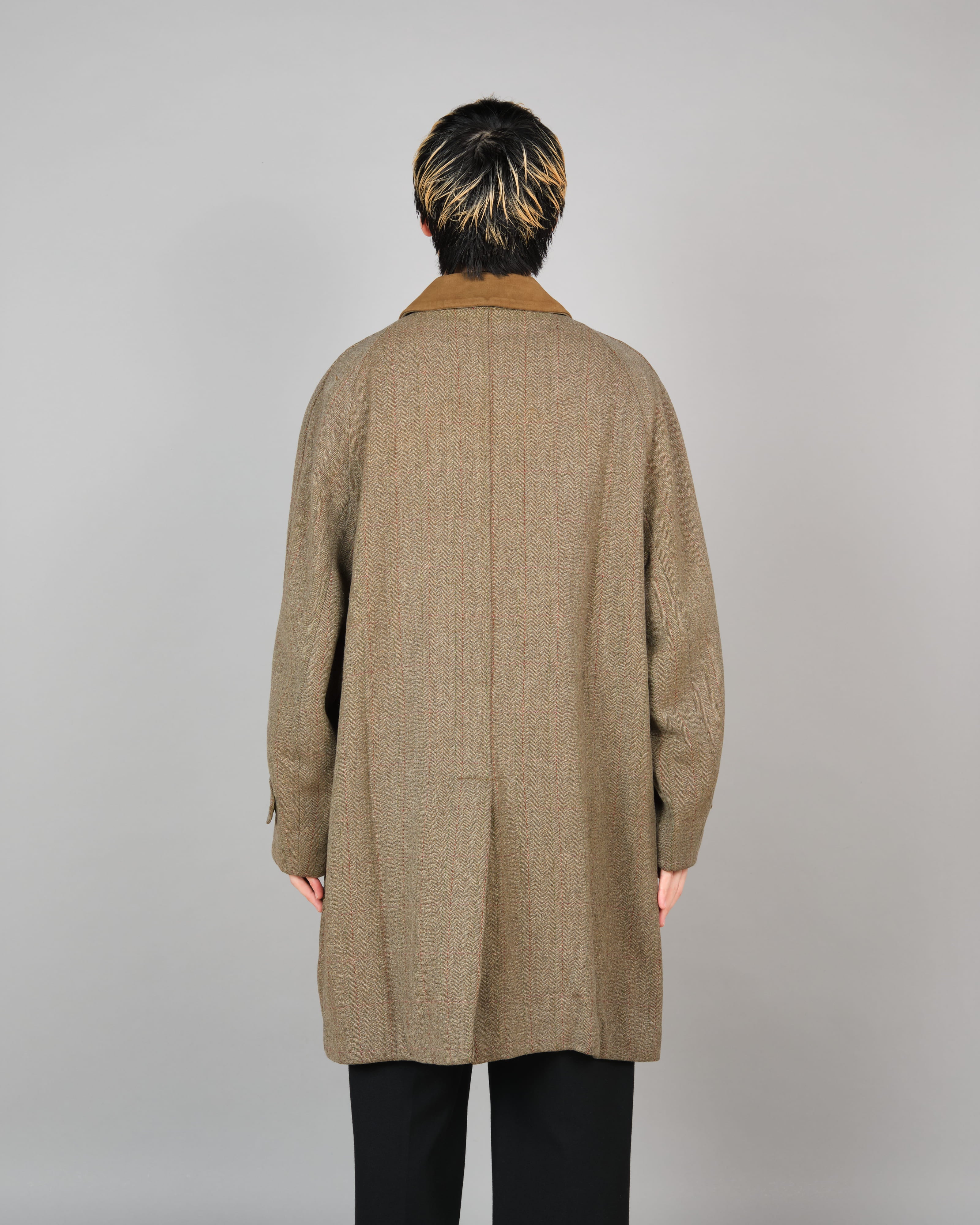 【~60's】Old INVERTERE Wool Tweed Hunting Coat Size.46 "J.C.CORDINGS & CO.LTD 別注"