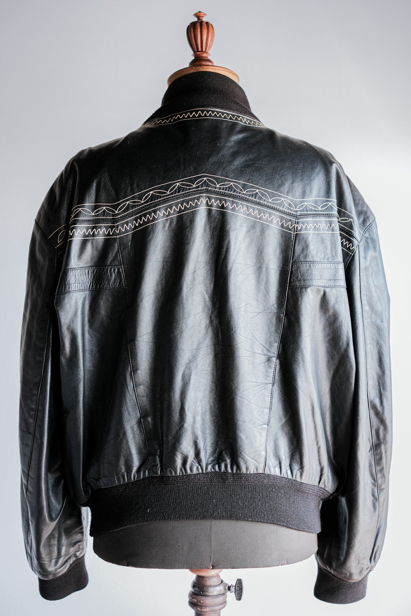 【~80's】Old SERAPHIN Lamb Leather Blouson Size.56