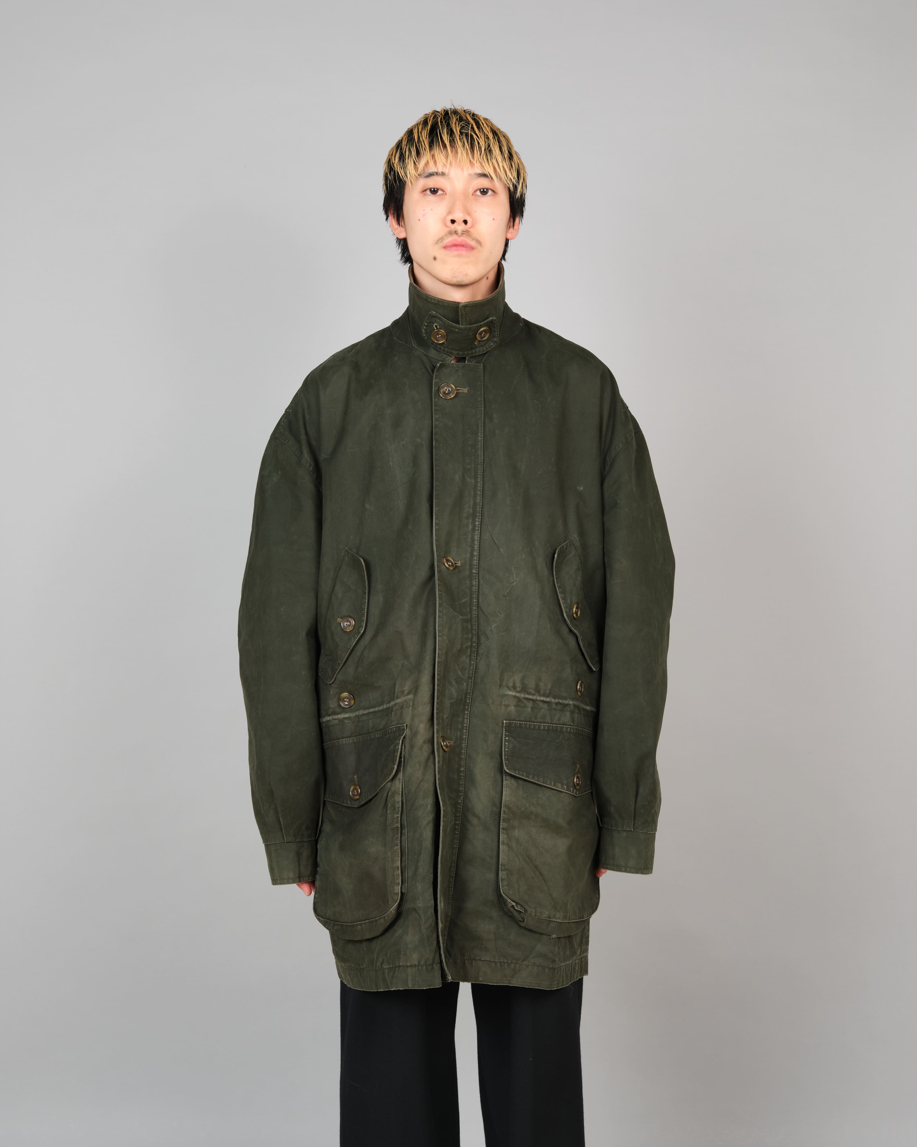 【~90's】Vintage Barbour Ventile Jacket "ENDURANCE" 3 Crest Size.44