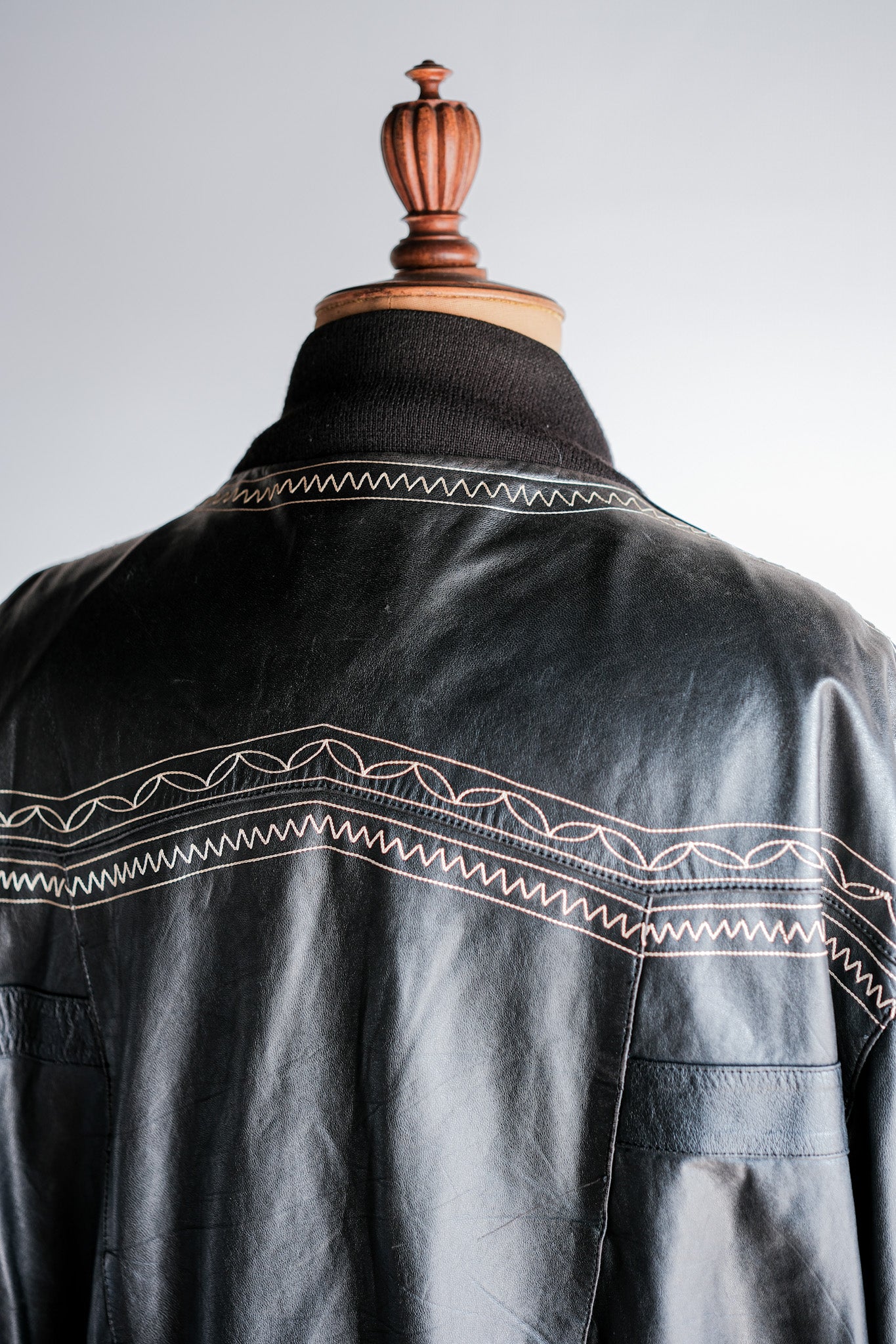 【~80's】Old SERAPHIN Lamb Leather Blouson Size.56