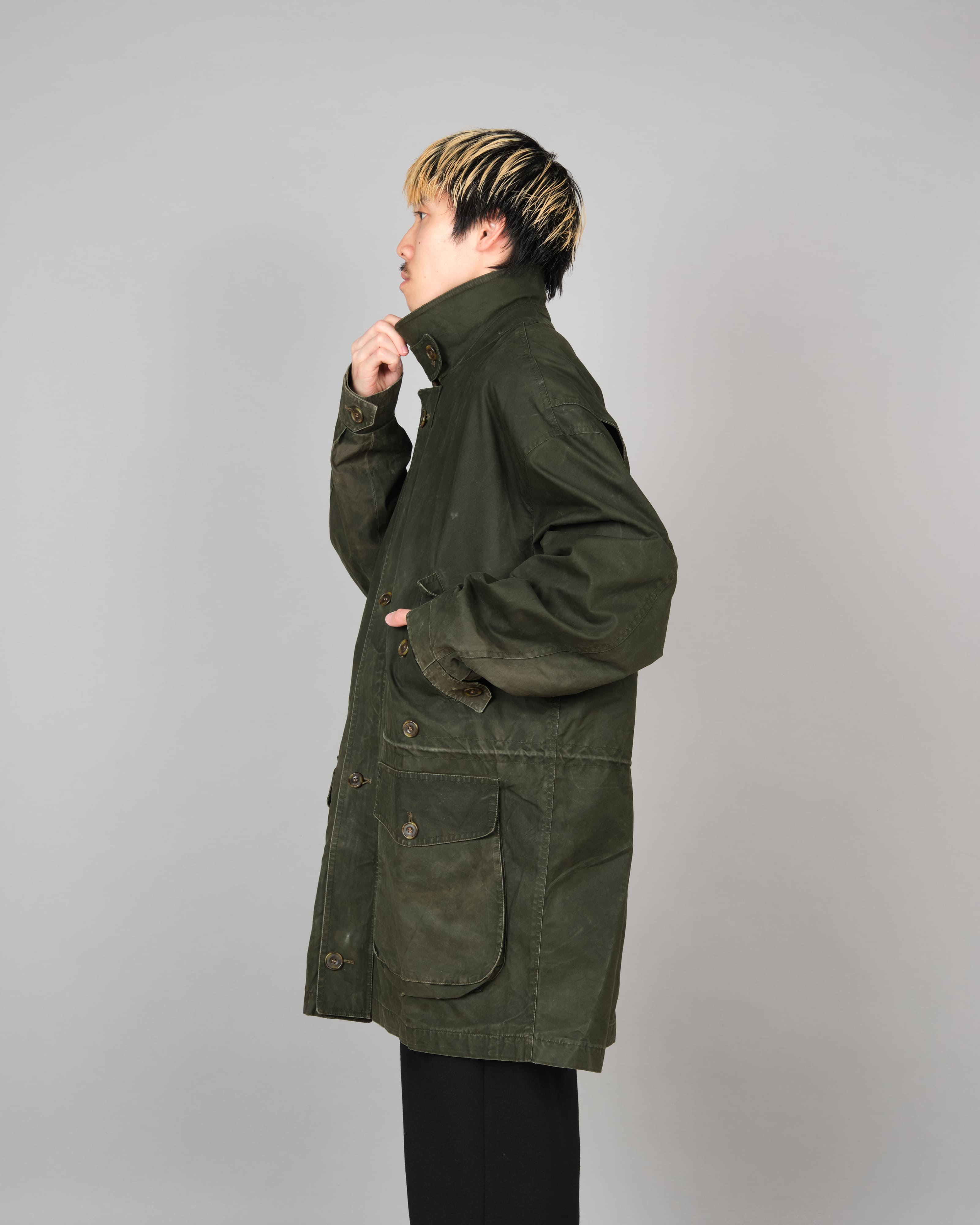 【~90's】Vintage Barbour Ventile Jacket "ENDURANCE" 3 Crest Size.44