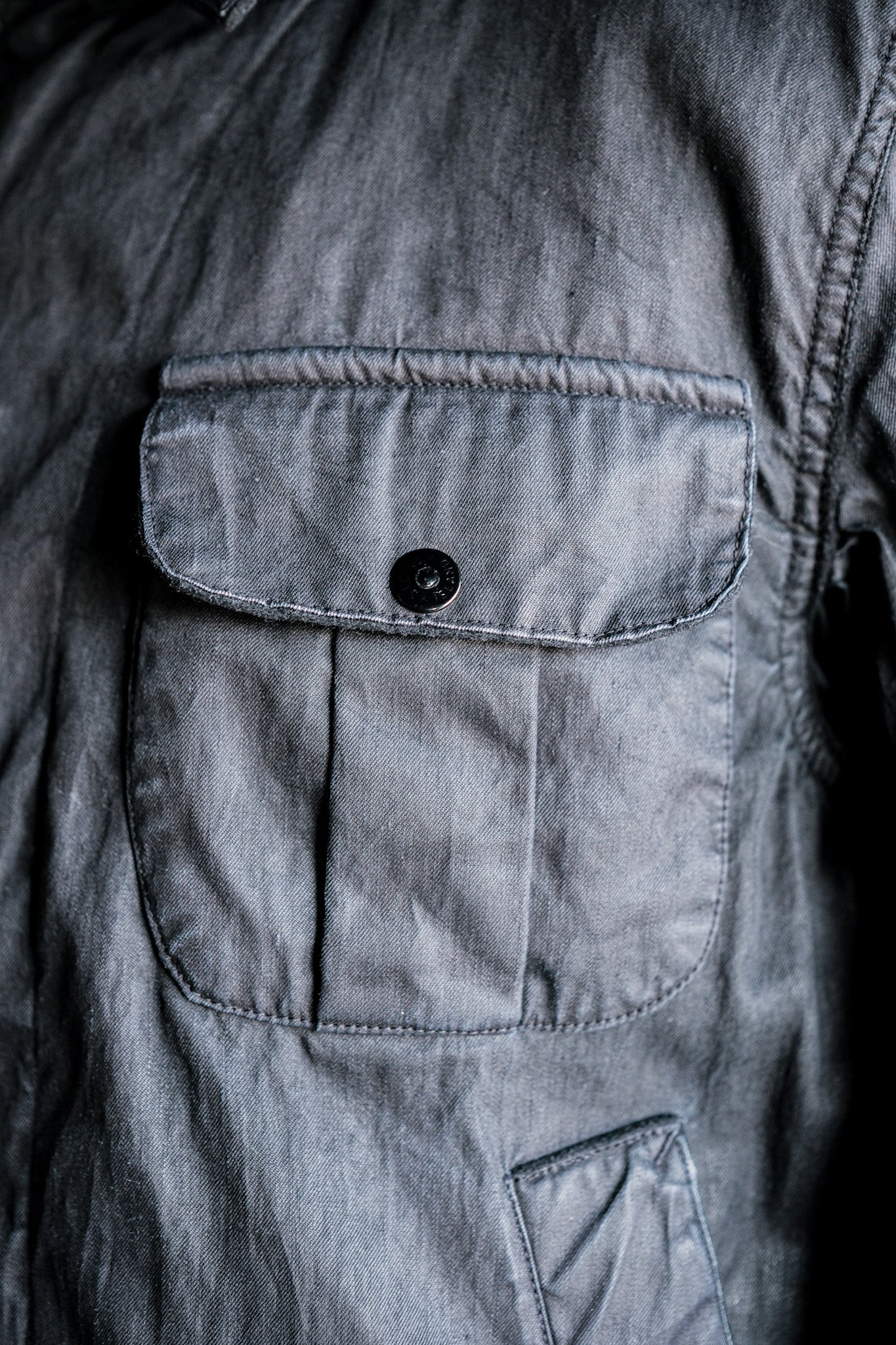 【06AW】Old STONE ISLAND Garment Dyed Lino Flax Dutch Rope Jacket Size.M