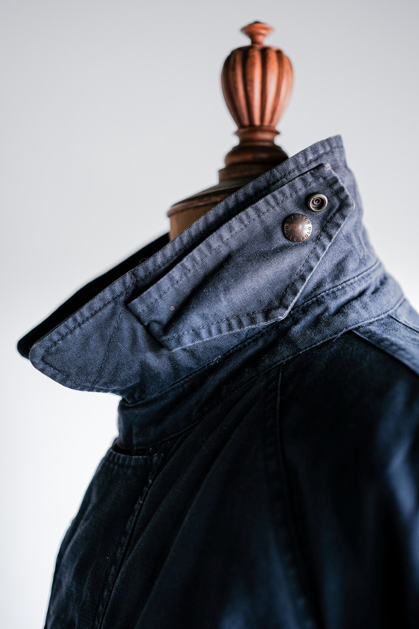 【~00's】Old Polo Ralph Lauren Multi Pocket Cotton Blouson With Chin Strap Size.XL