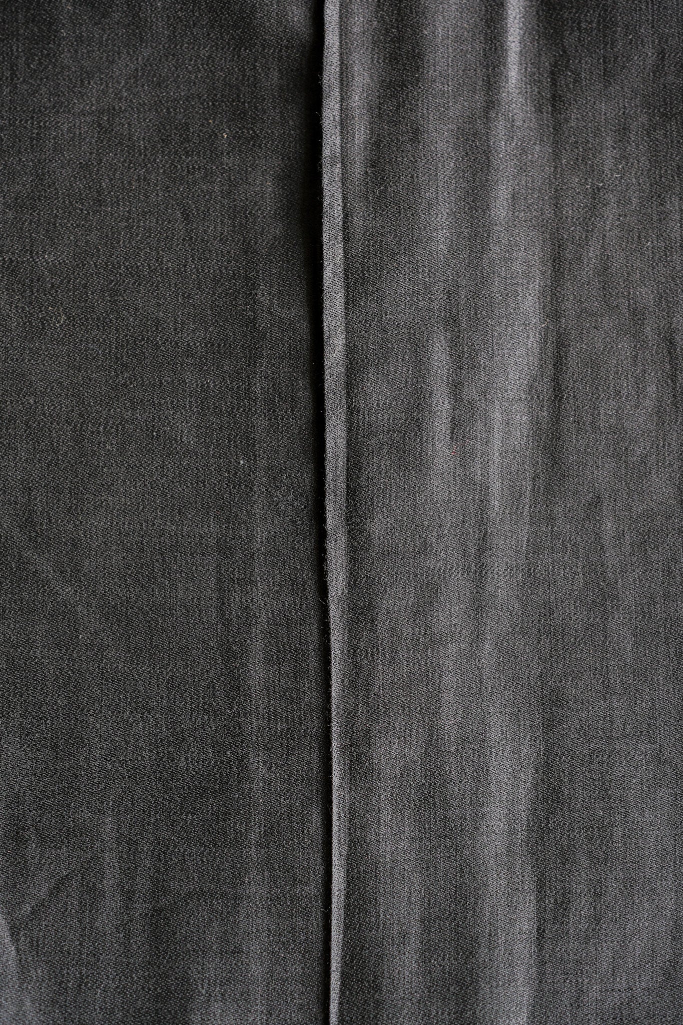 【~20's】French Vintage Black Wool Sack Coat