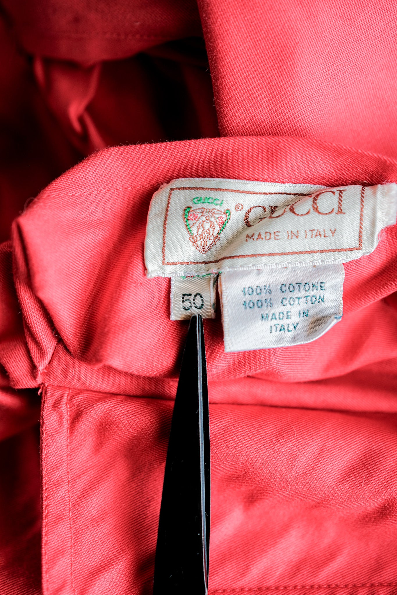 【~70’s】Old GUCCI Cotton Reversible Blouson Size.50