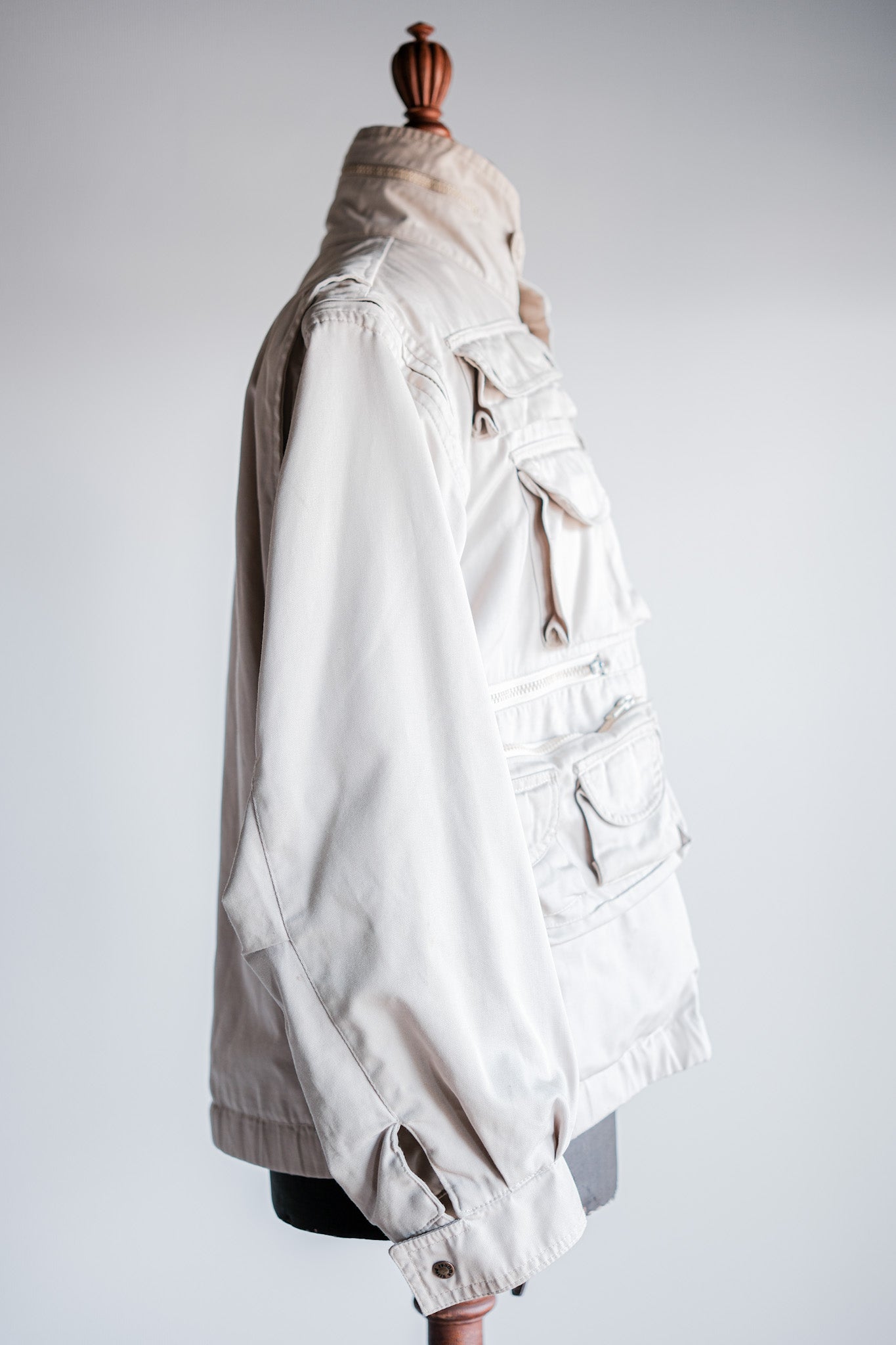 【~90's】Old Renoma Paris Detachable Sleeve Multi Pocket Jacket