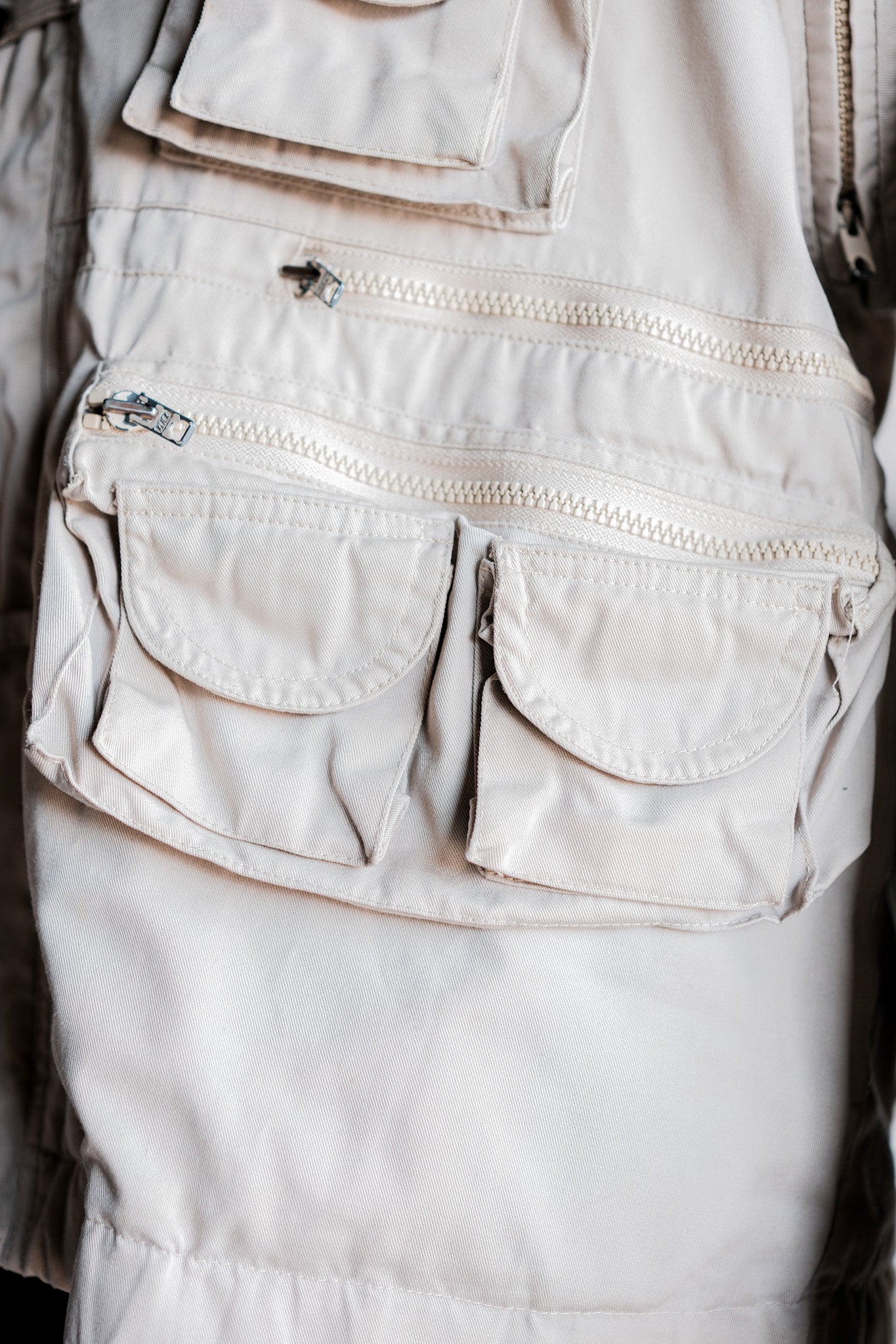 【~90's】Old Renoma Paris Detachable Sleeve Multi Pocket Jacket