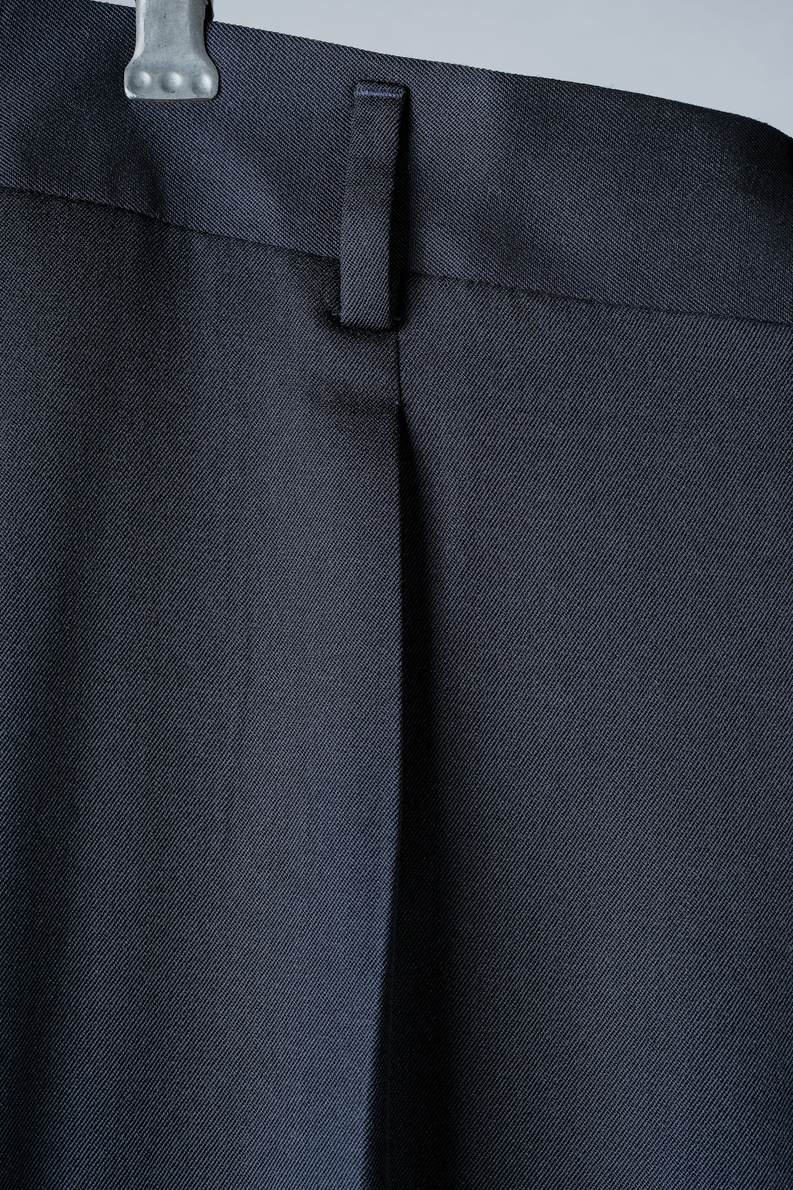 【~90's】Italian Vintage 1 Tuck Wool Gabardine Trousers Size.50