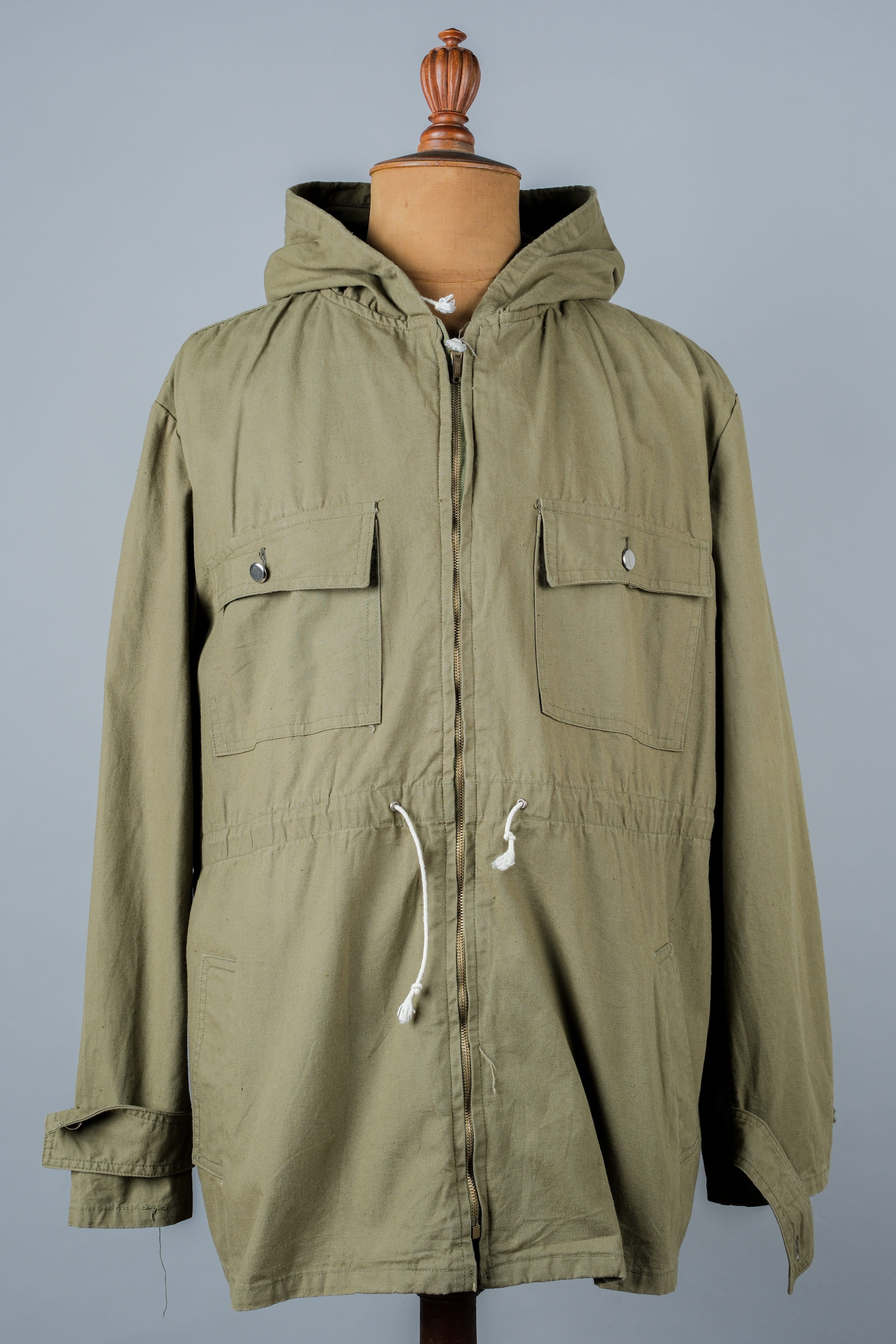 【~70's】Europe Vintage Zip Up Hooded Jacket