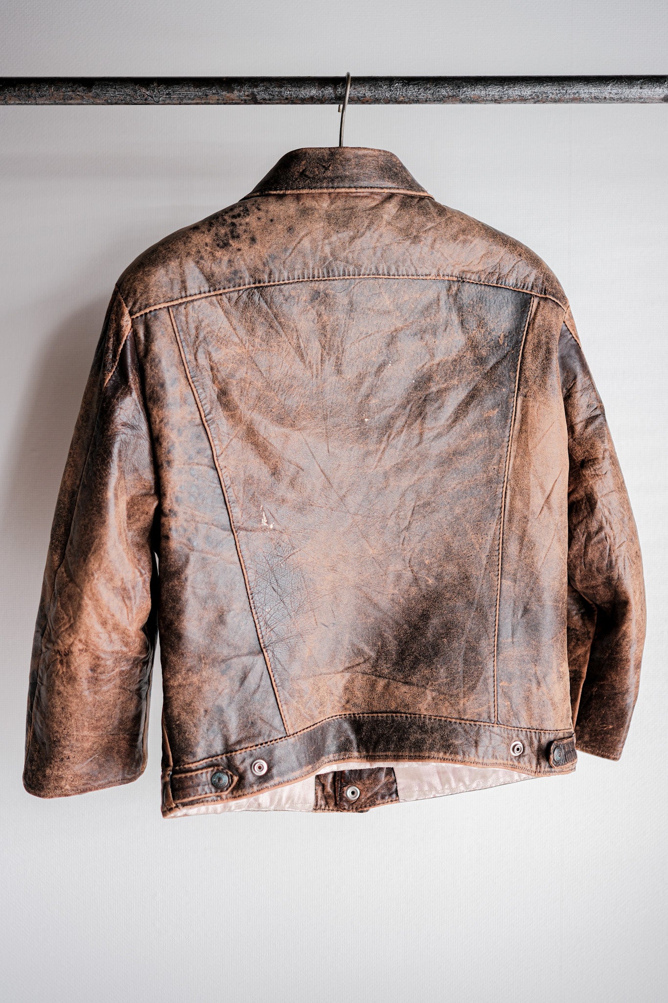 【~50’s】Vintage Levi’s Leather Jacket "Short Horn"