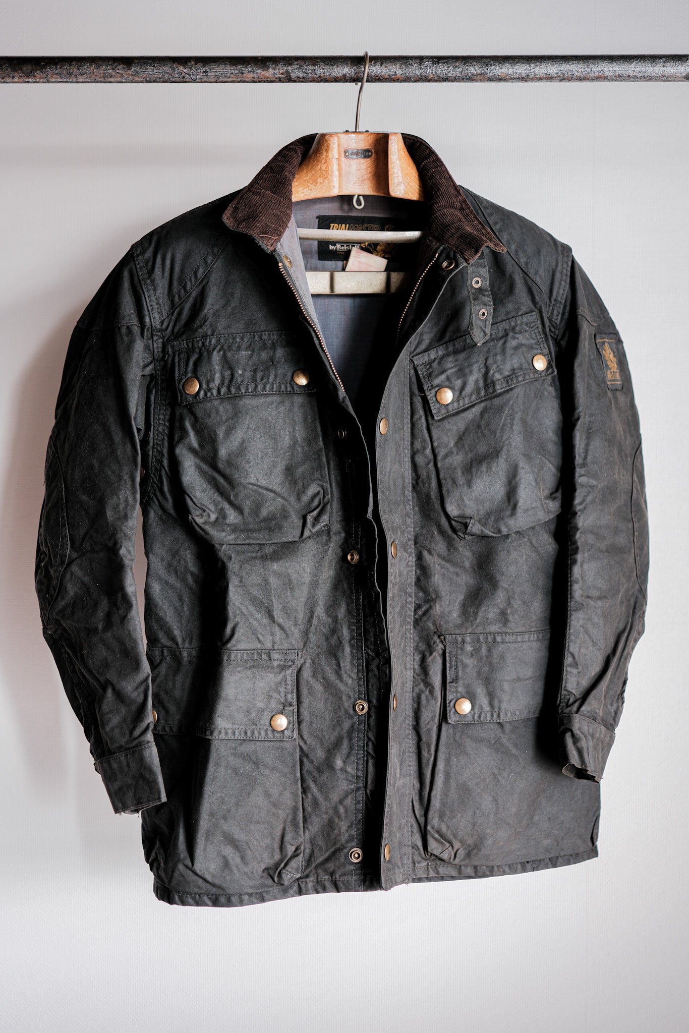 【~60's】Vintage Belstaff Waxed Jacket Size.34 "TRIALMASTER"