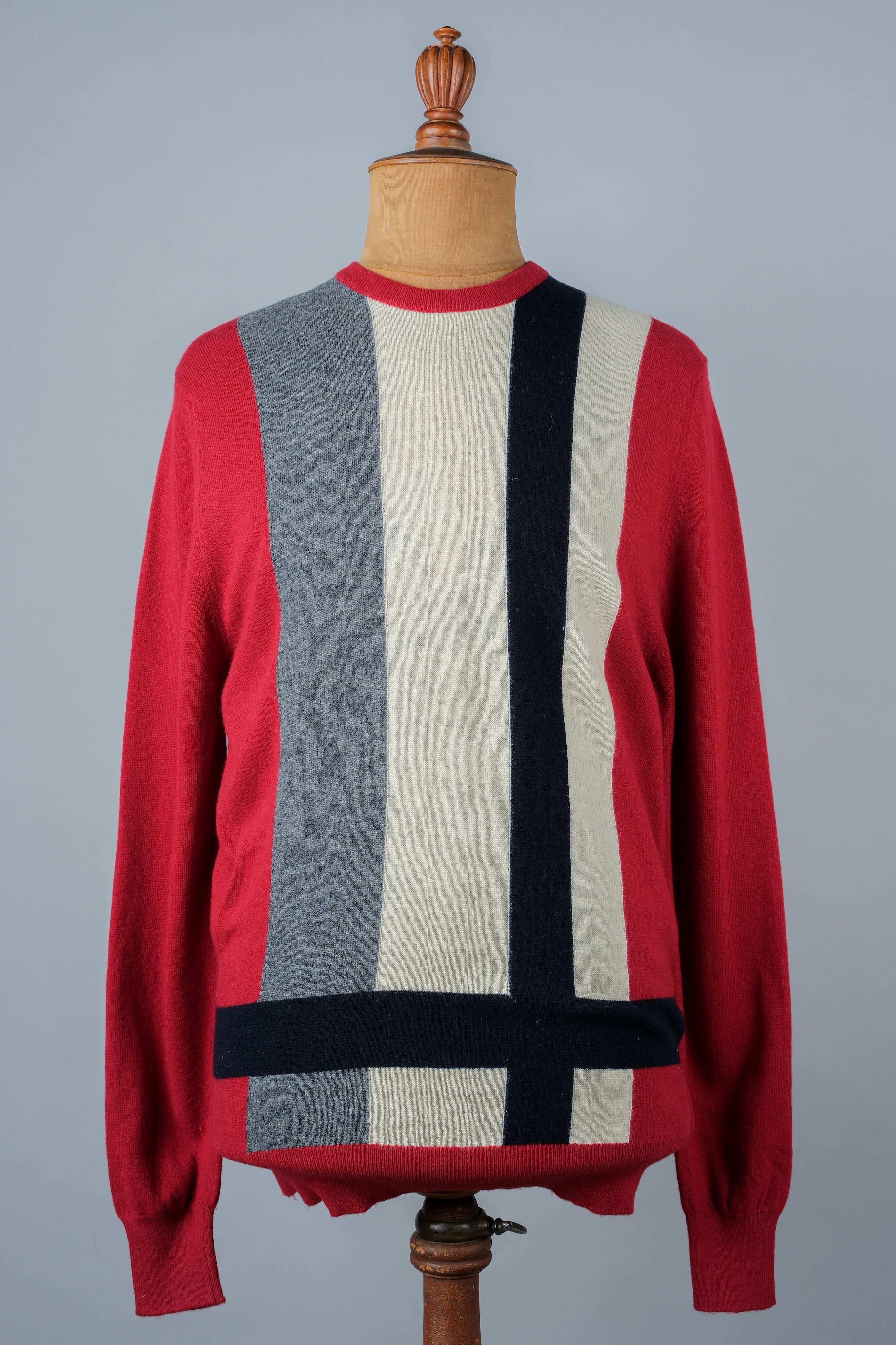 【~70's】British Vintage Wool Crew Necked Sweater Size.40 "JAEGER"