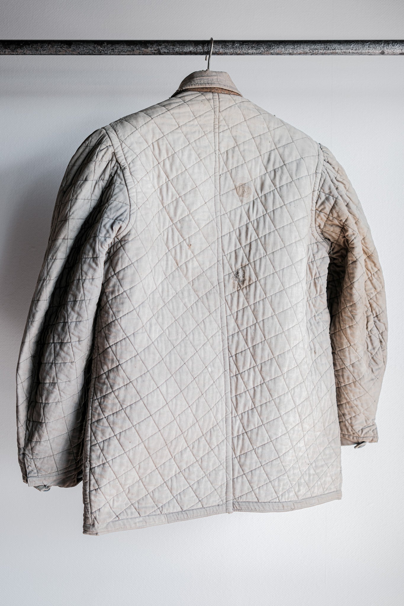 【~40's】WWⅡ German Army Gray-White Reversible Quilted Winter Parka "Modified" "Wehrmacht"