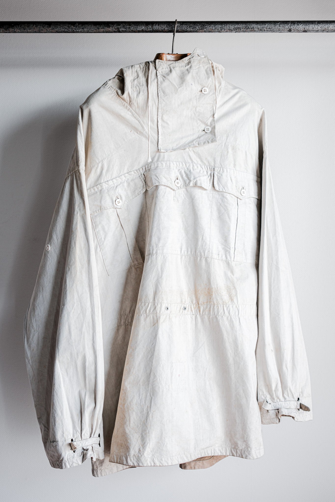 【~40's】WWⅡ German Army M42 Gebirgsjäger Reversible Windbluse Size.4 "1st Type" "Wehrmacht"